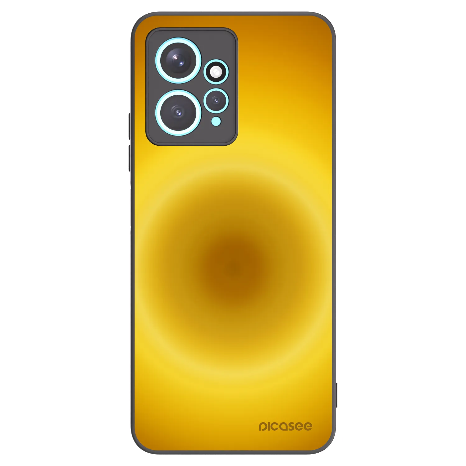 Picasee crna silikonska maskica za Xiaomi Redmi Note 12 4G - Solar Pulse