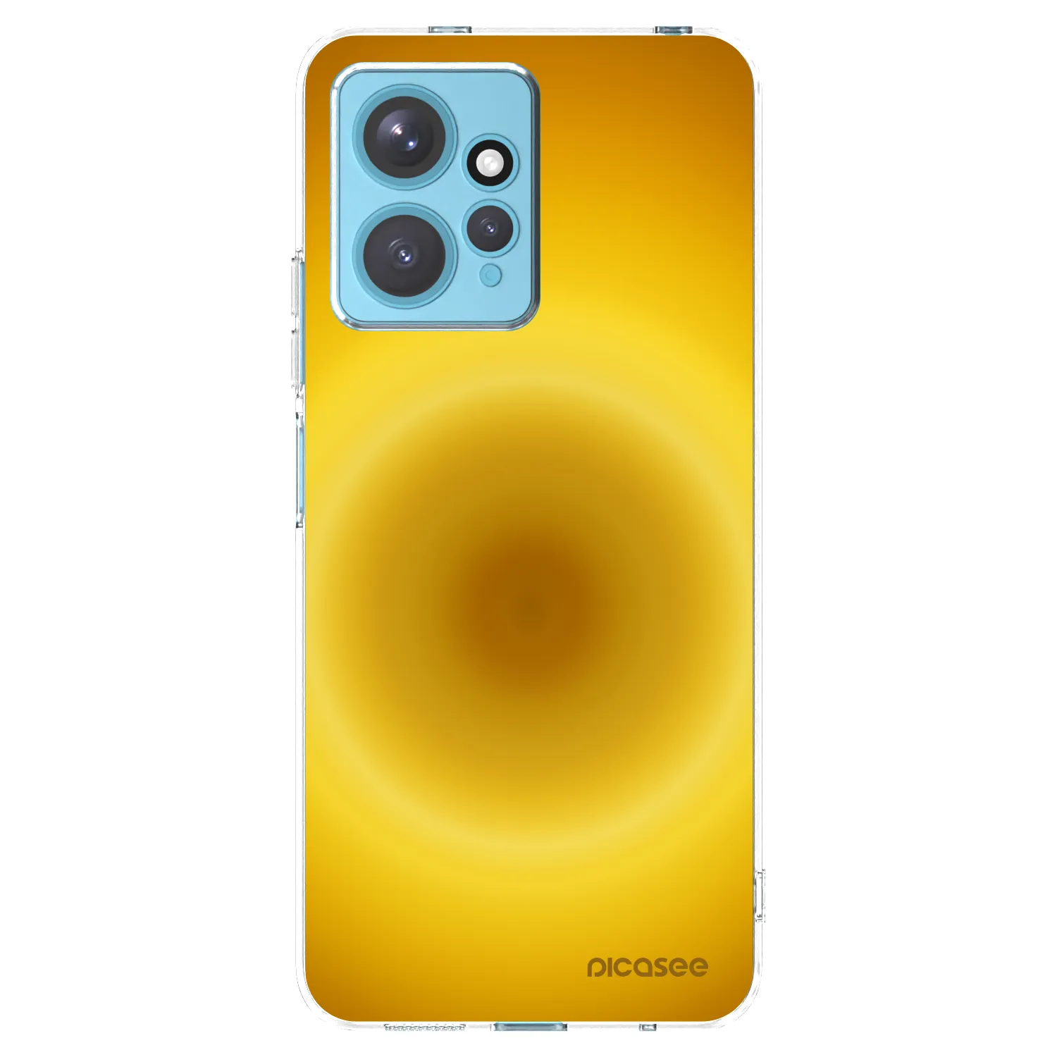 Picasee silikonska prozirna maskica za Xiaomi Redmi Note 12 4G - Solar Pulse