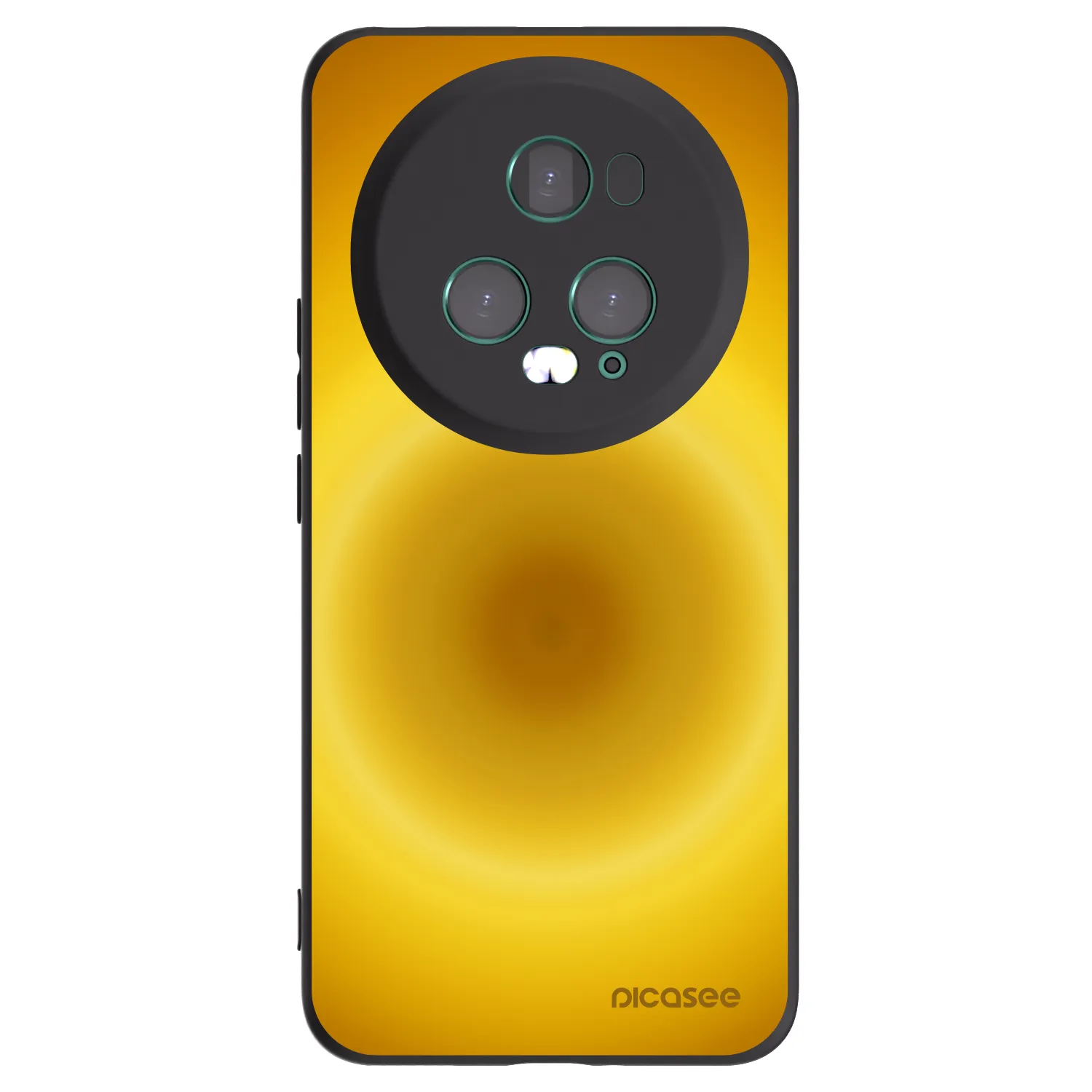 Picasee crna silikonska maskica za Honor Magic5 Pro - Solar Pulse