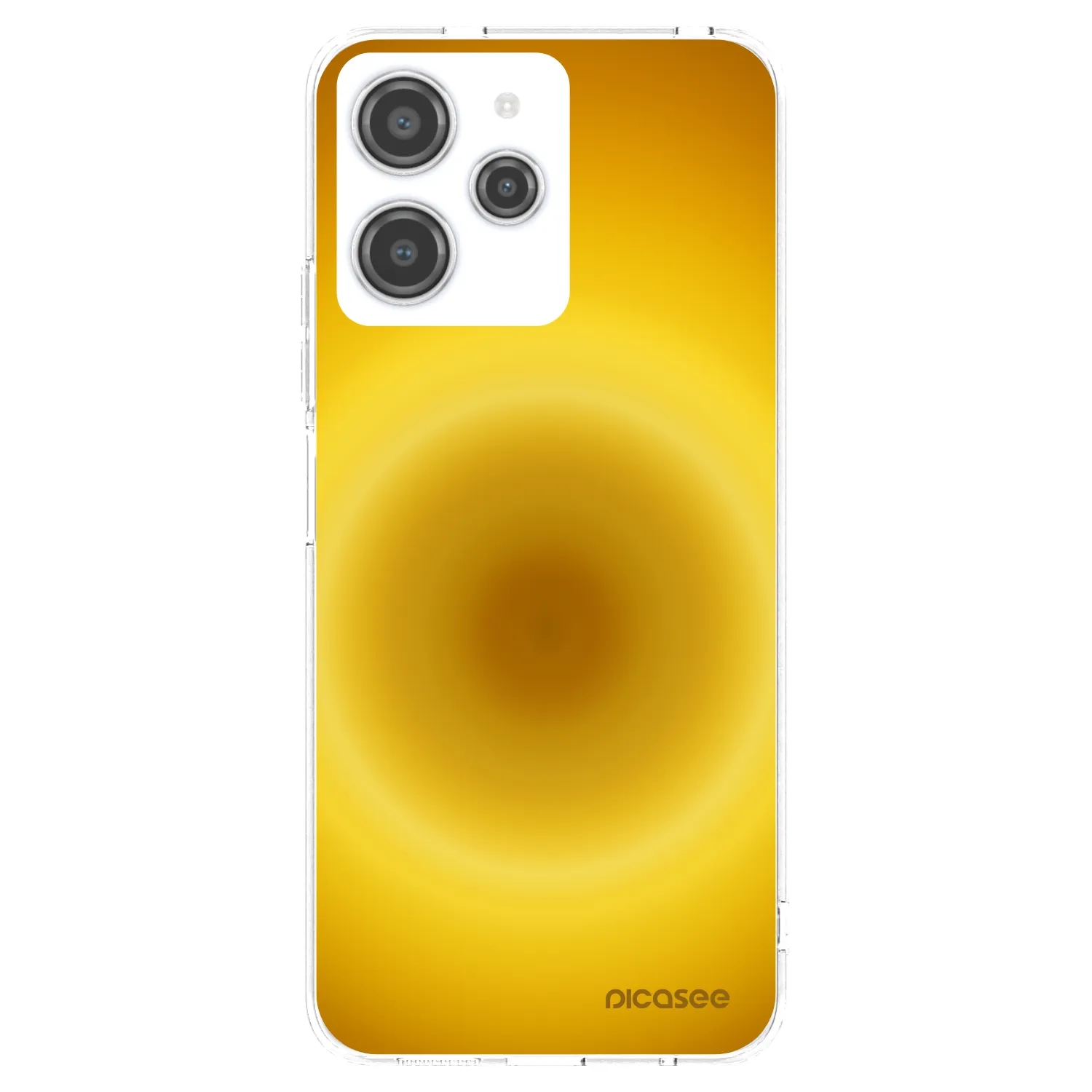 Picasee silikonska prozirna maskica za Xiaomi Redmi 12 4G - Solar Pulse