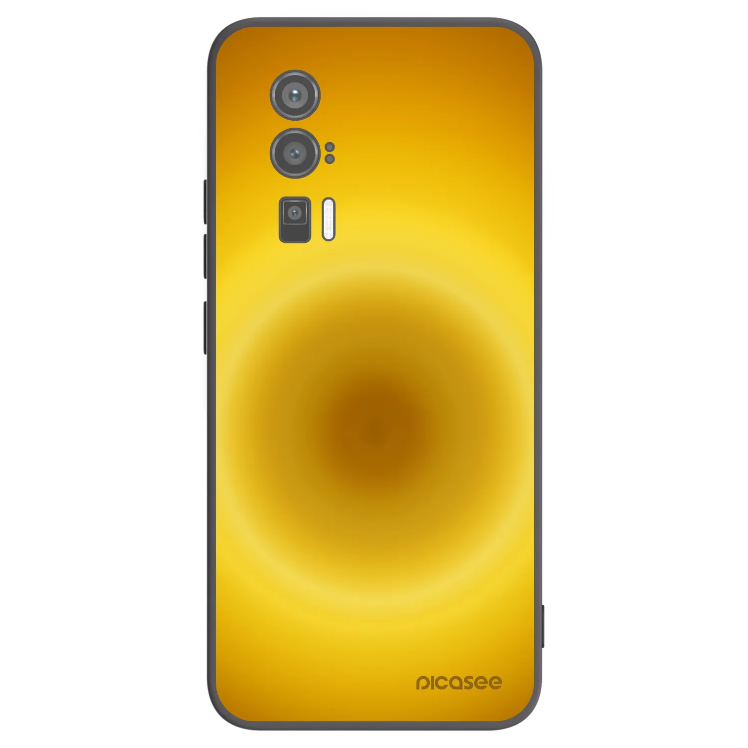 Picasee crna silikonska maskica za Xiaomi Poco F5 Pro 5G - Solar Pulse