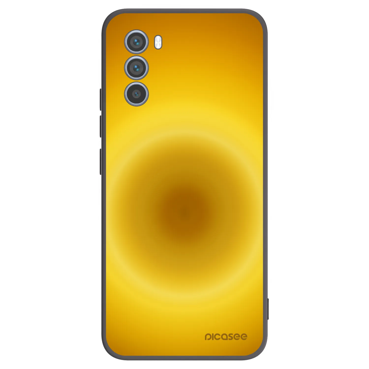 Picasee crna silikonska maskica za Motorola Moto G62 - Solar Pulse