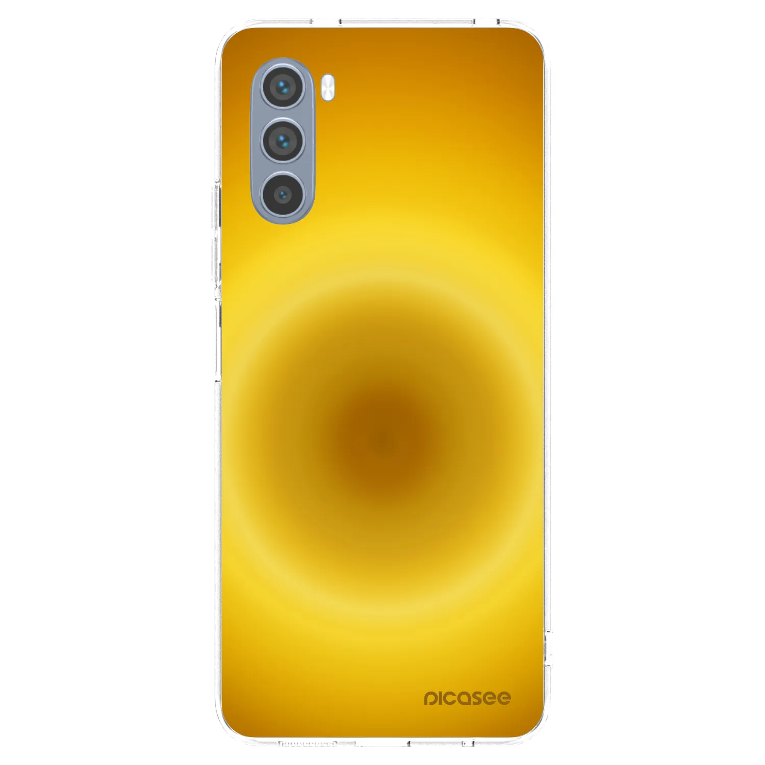 Picasee silikonska prozirna maskica za Motorola Moto G62 - Solar Pulse