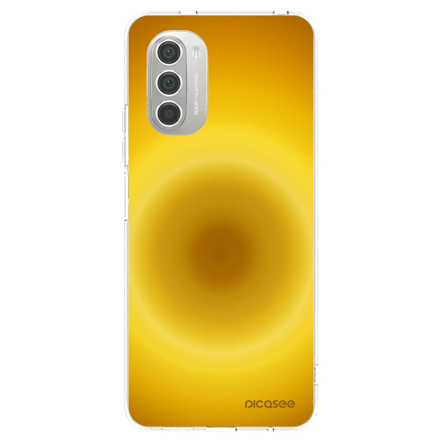 Picasee silikonska prozirna maskica za Motorola Moto G51 - Solar Pulse