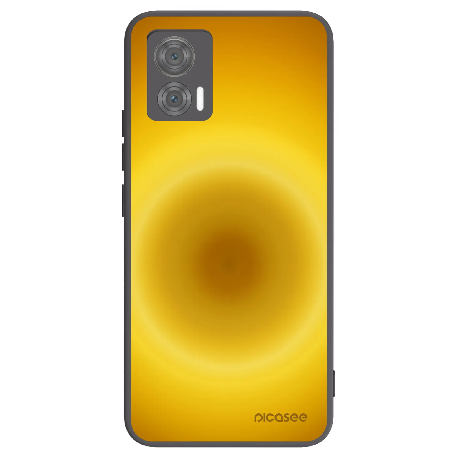 Picasee crna silikonska maskica za Motorola Edge 30 Neo - Solar Pulse
