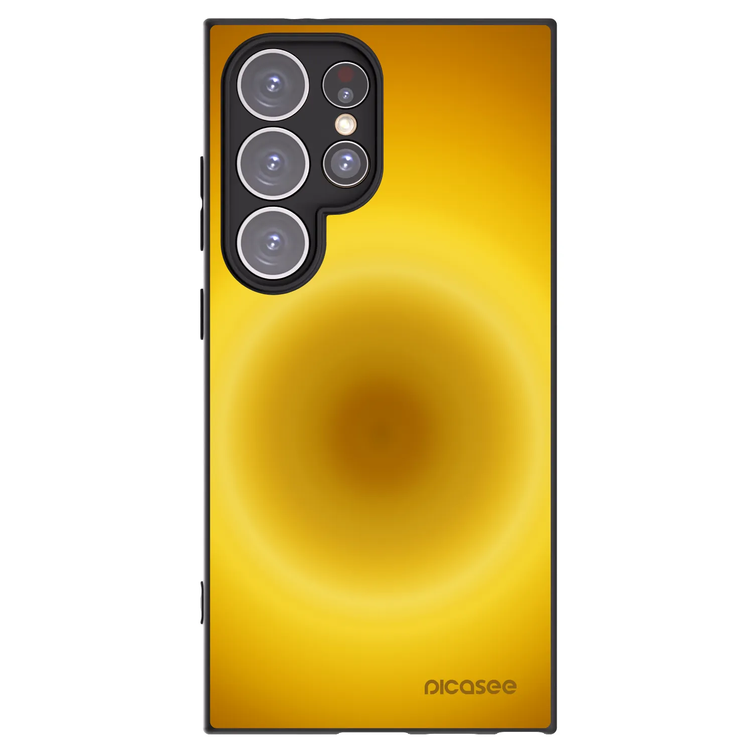 Picasee crna silikonska maskica za Samsung Galaxy S24 Ultra S928B 5G - Solar Pulse