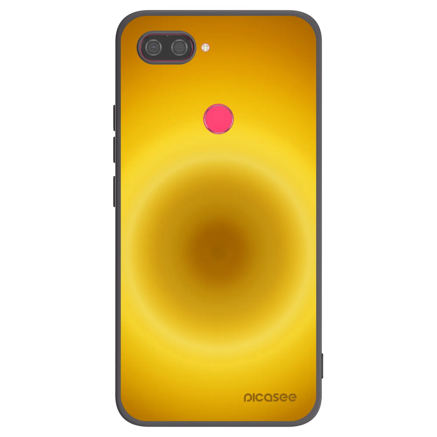 Picasee crna silikonska maskica za Xiaomi Mi 8 Lite - Solar Pulse