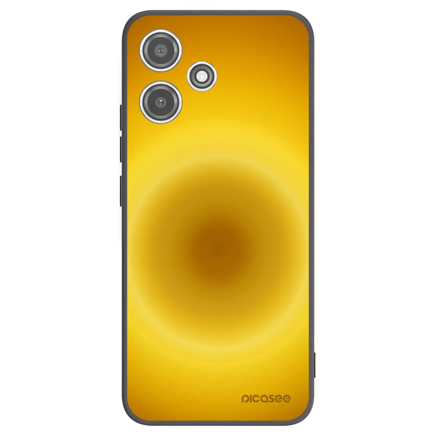 Picasee crna silikonska maskica za Xiaomi Redmi 12 5G - Solar Pulse