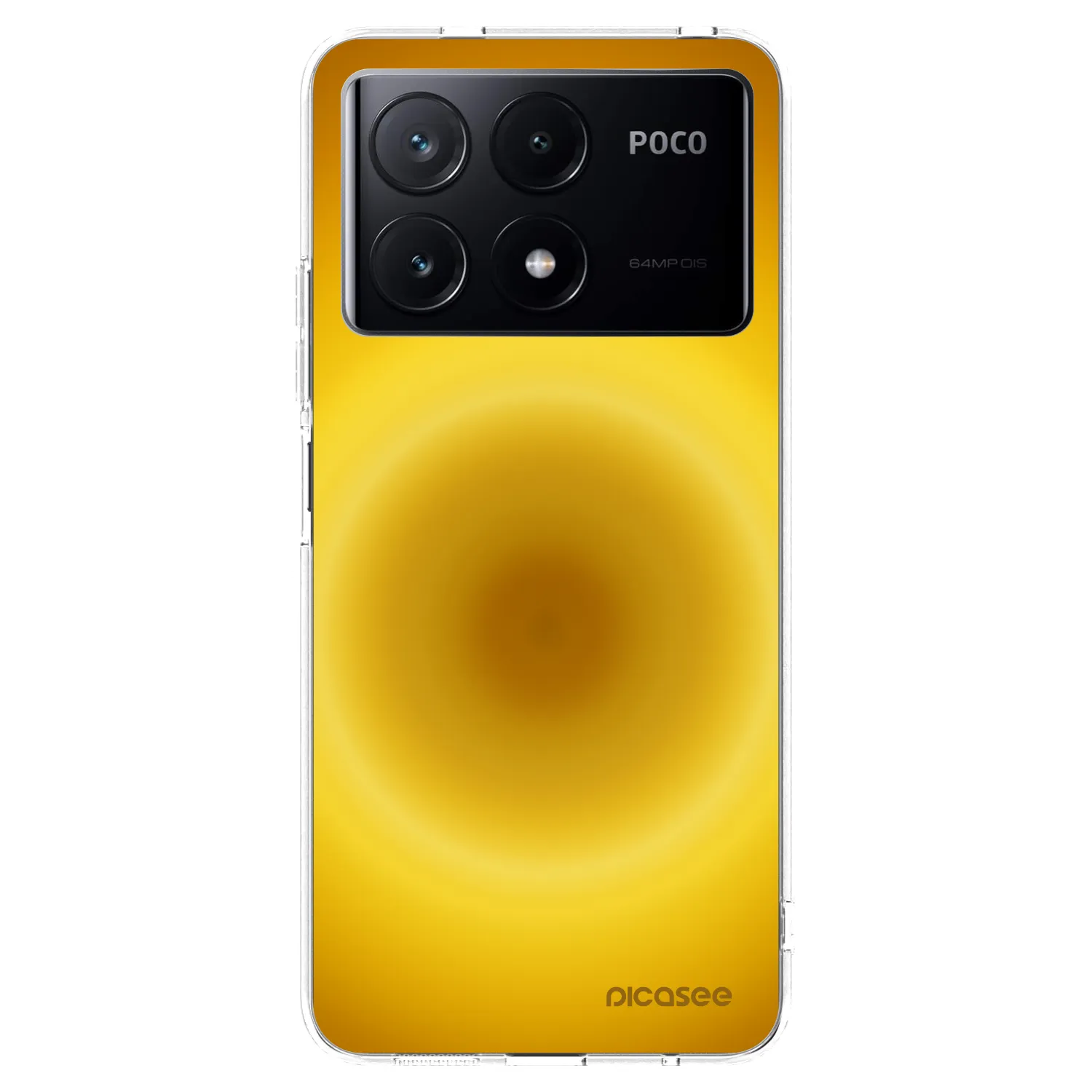 Picasee silikonska prozirna maskica za Xiaomi Poco X6 Pro - Solar Pulse