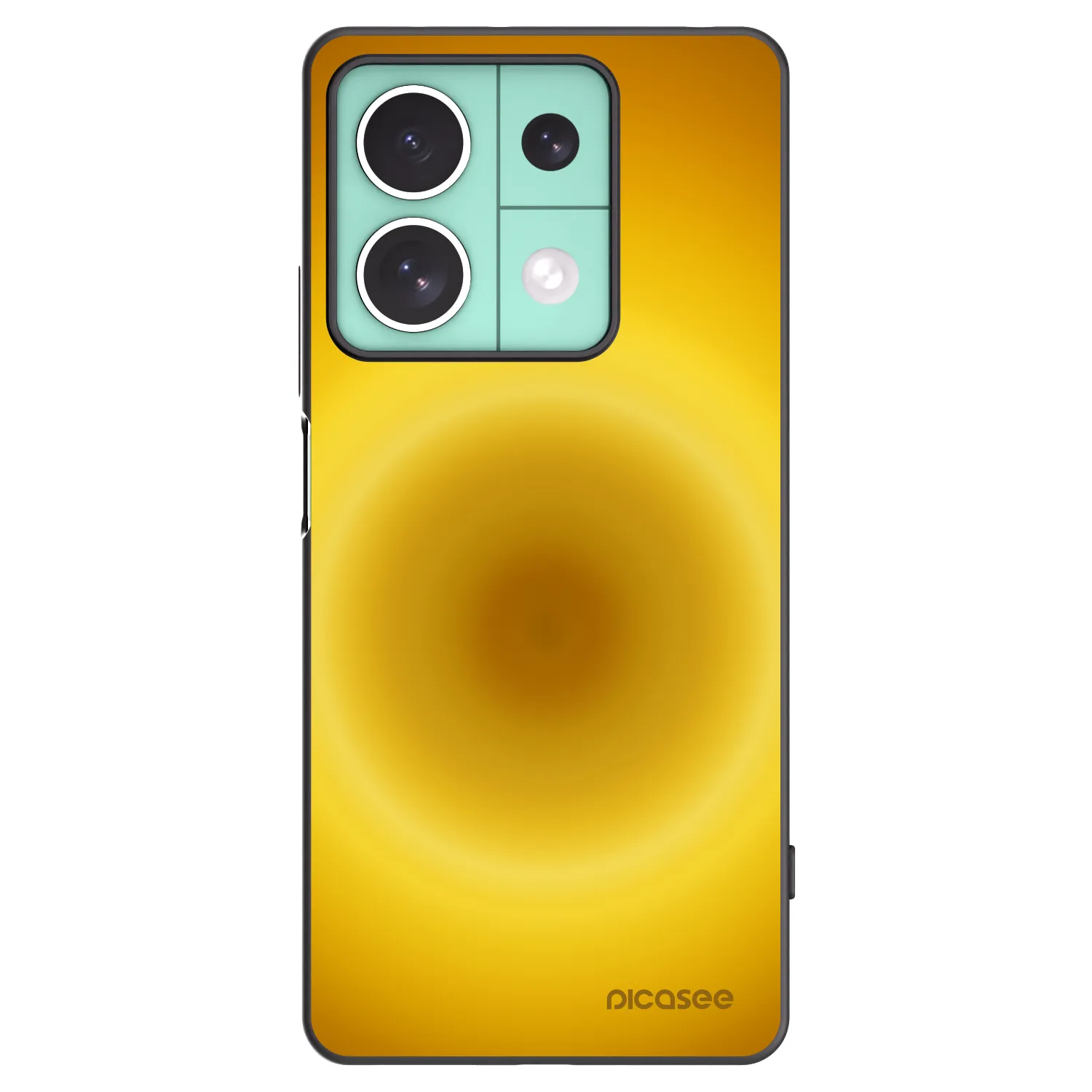 Picasee crna silikonska maskica za Xiaomi Redmi Note 13 5G - Solar Pulse