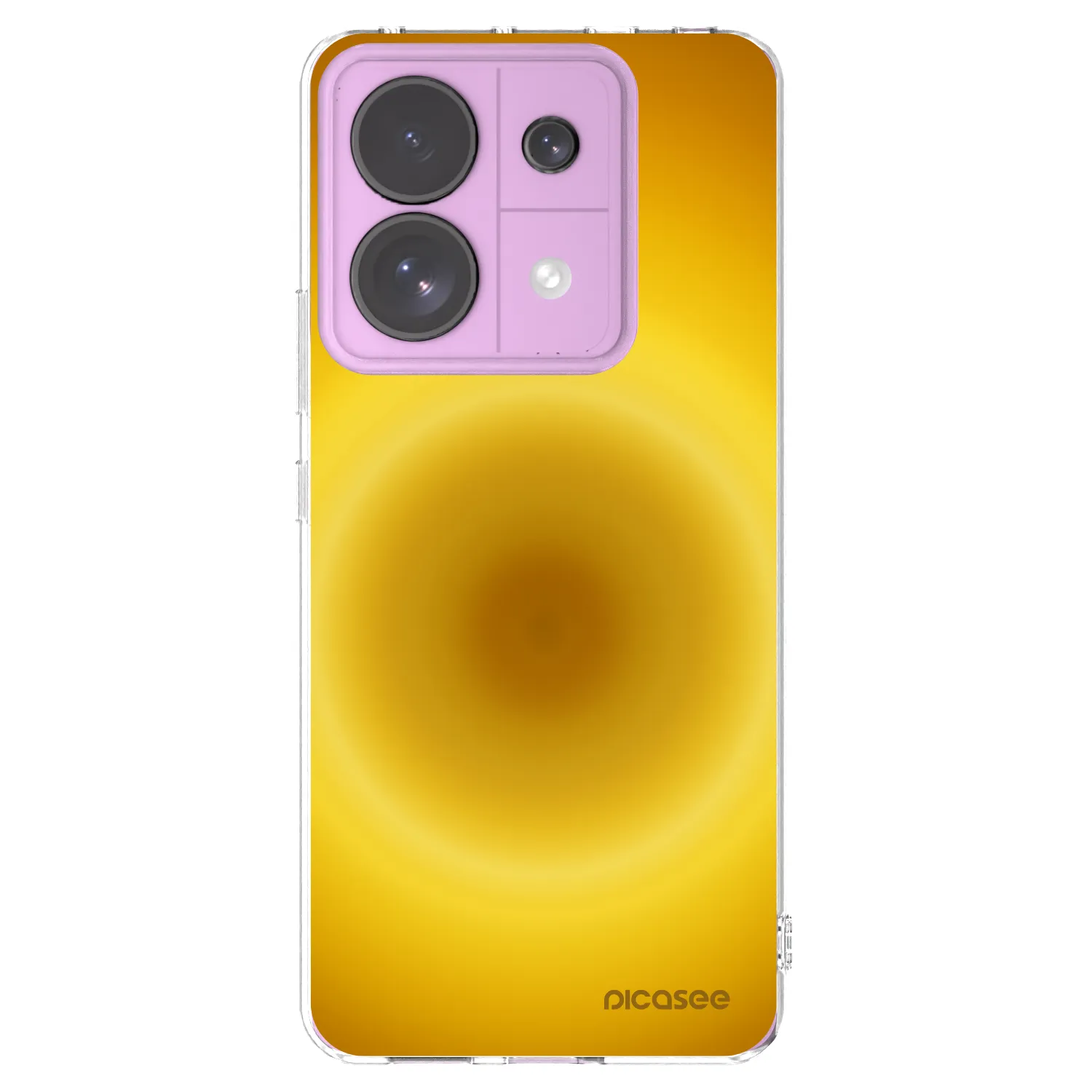 Picasee silikonska prozirna maskica za Xiaomi Redmi Note 13 Pro 5G - Solar Pulse