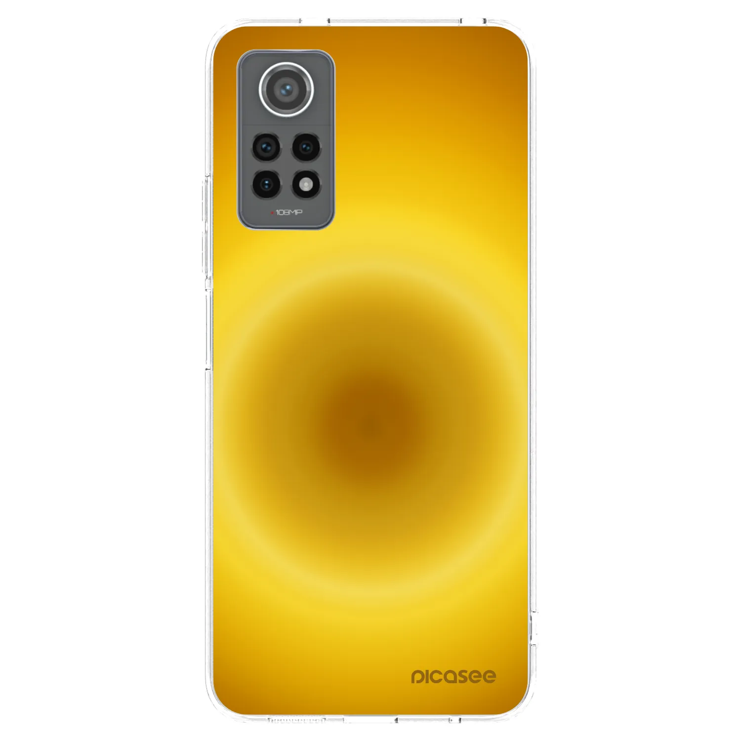 Picasee silikonska prozirna maskica za Xiaomi Redmi Note 12 Pro 4G - Solar Pulse
