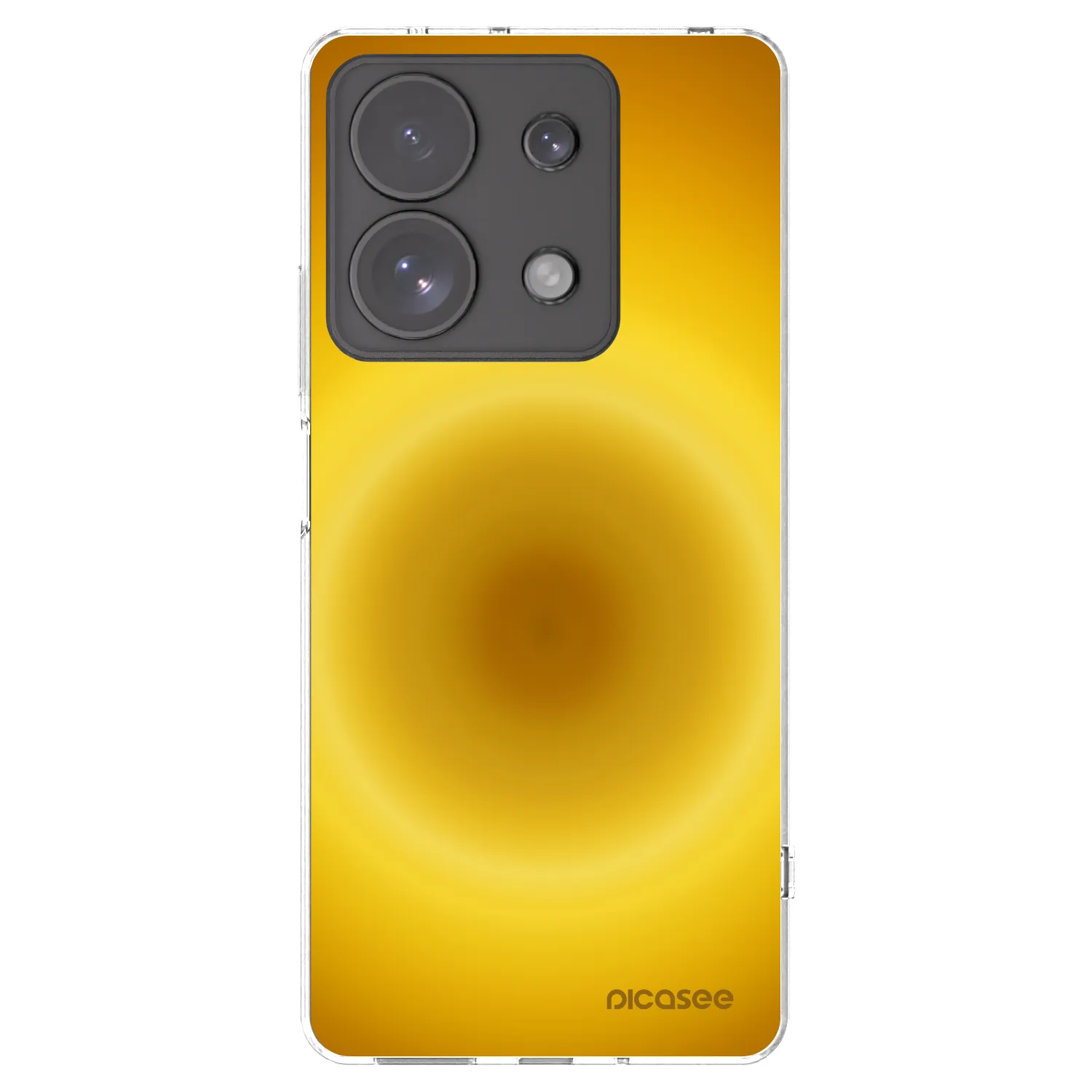 Picasee silikonska prozirna maskica za Xiaomi Redmi Note 13 Pro 4G - Solar Pulse