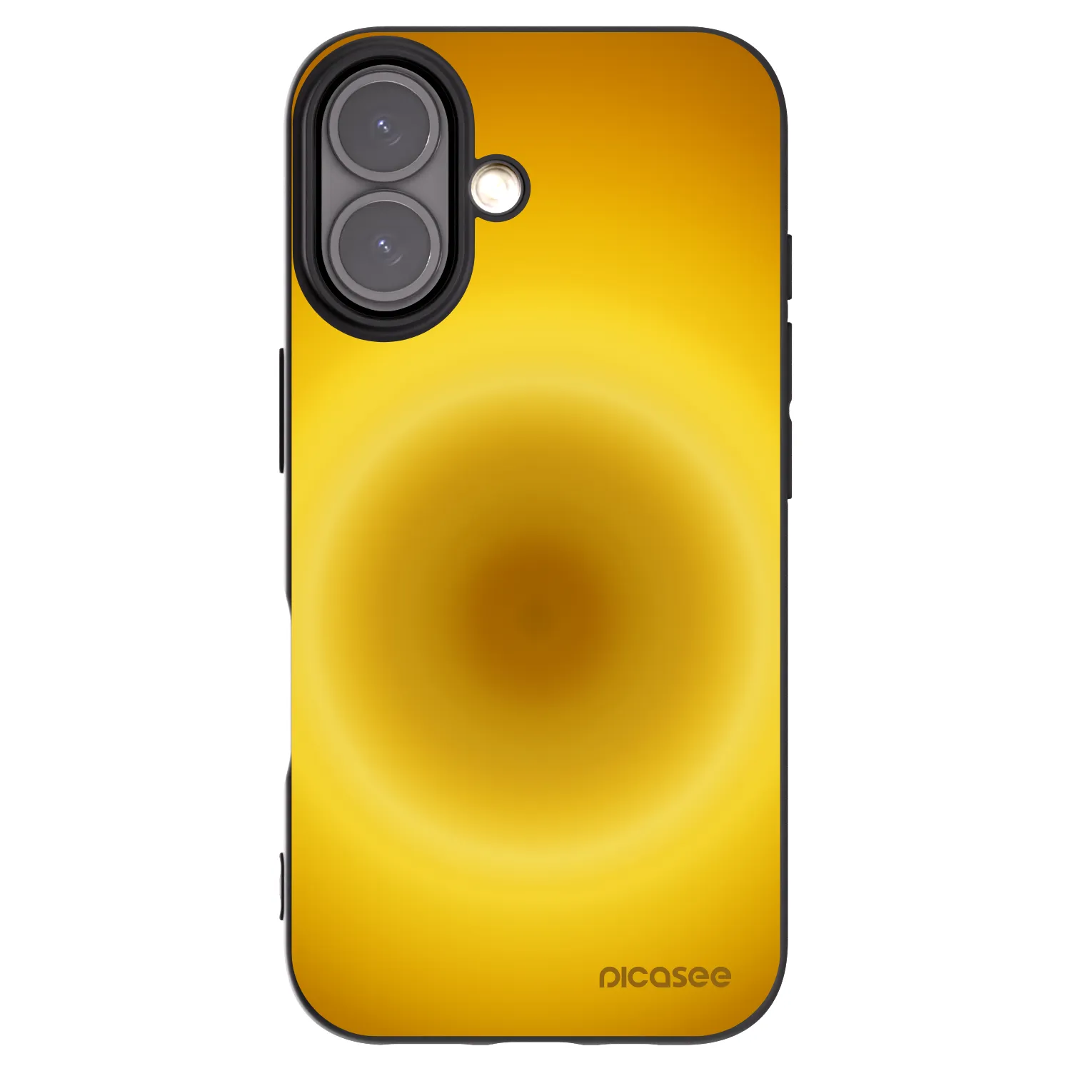Picasee crna silikonska maskica za Apple iPhone 16 - Solar Pulse