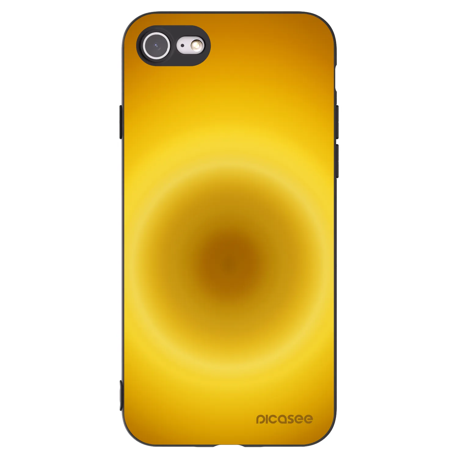 Picasee crna silikonska maskica za Apple iPhone 8 - Solar Pulse