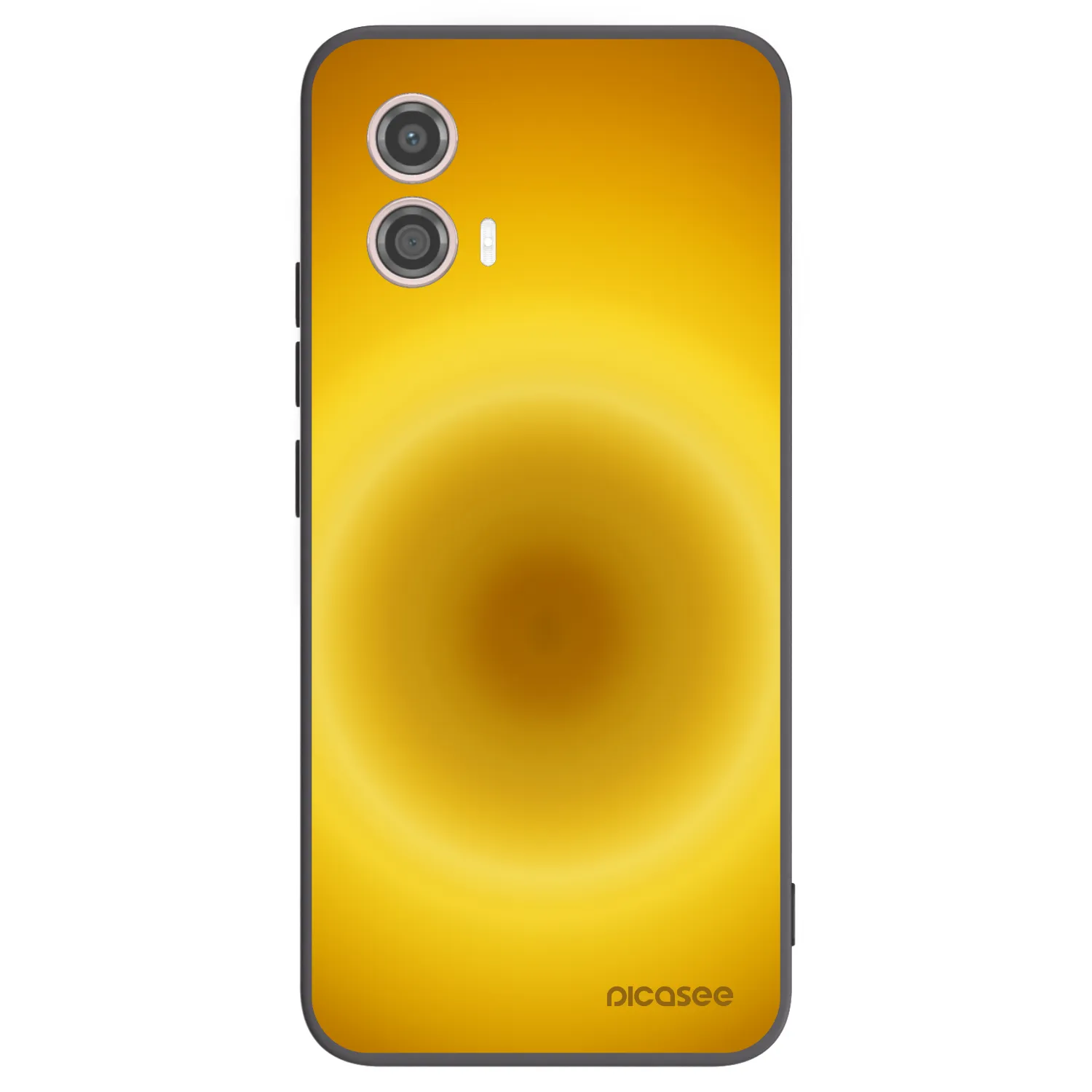 Picasee crna silikonska maskica za Motorola Moto G53 5G - Solar Pulse
