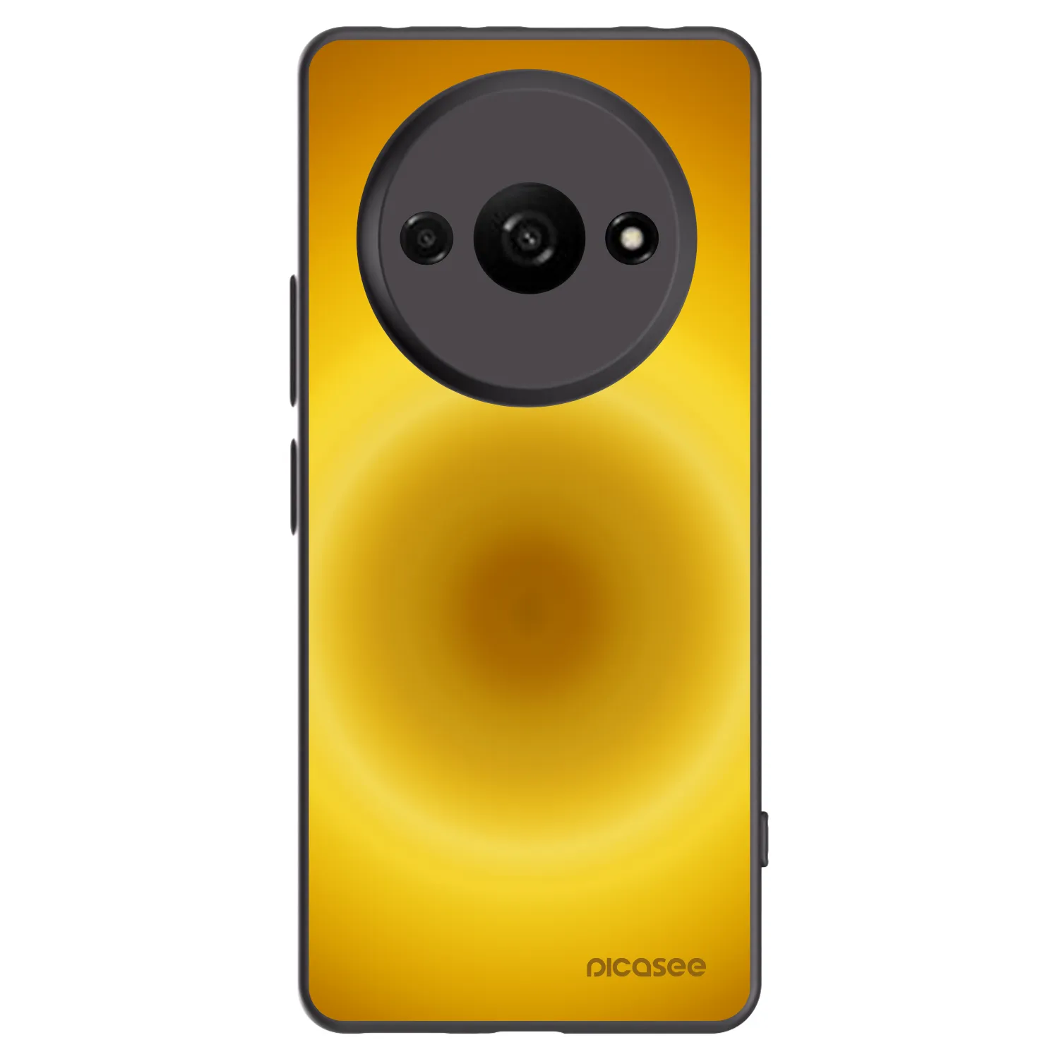 Picasee crna silikonska maskica za Xiaomi Redmi A3 - Solar Pulse