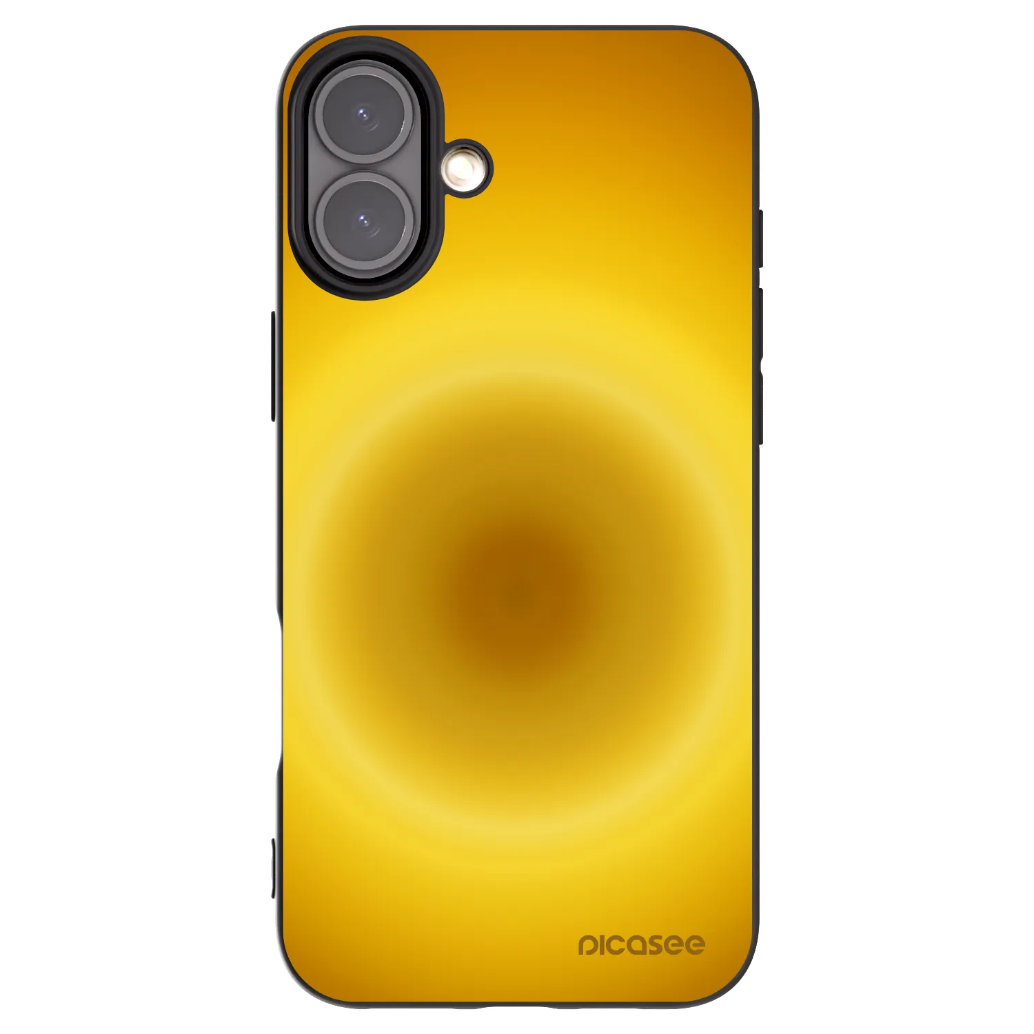 Picasee crna silikonska maskica za Apple iPhone 16 Plus - Solar Pulse