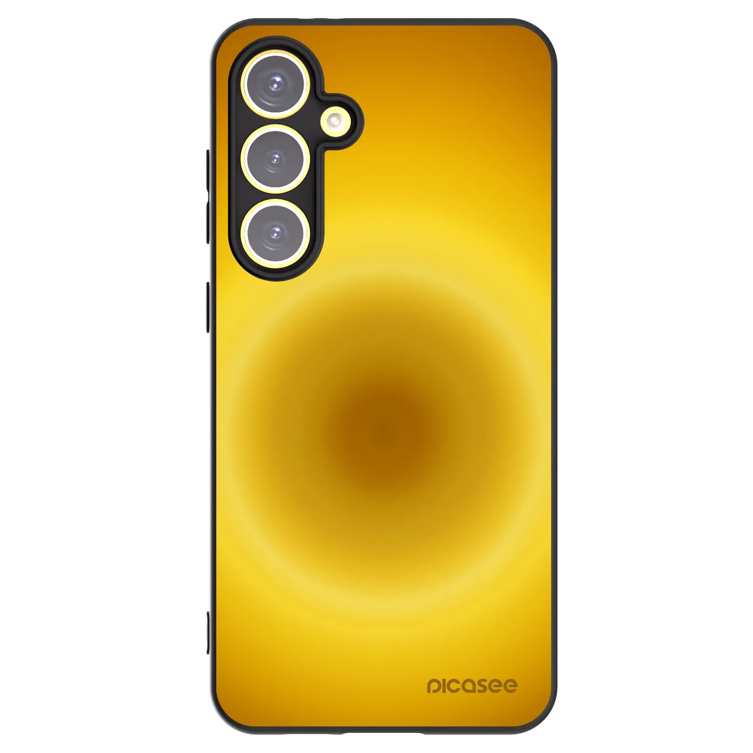 Picasee crna silikonska maskica za Samsung Galaxy S24 FE S721B - Solar Pulse