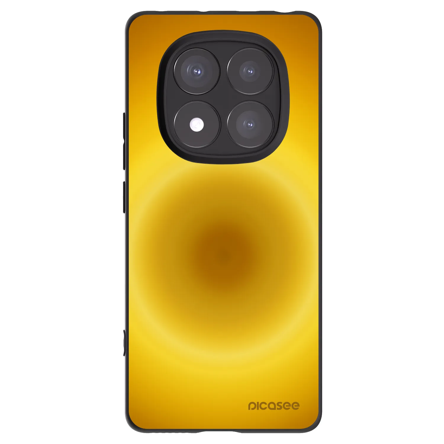 Picasee crna silikonska maskica za Xiaomi Redmi Note 14 Pro+ 5G - Solar Pulse
