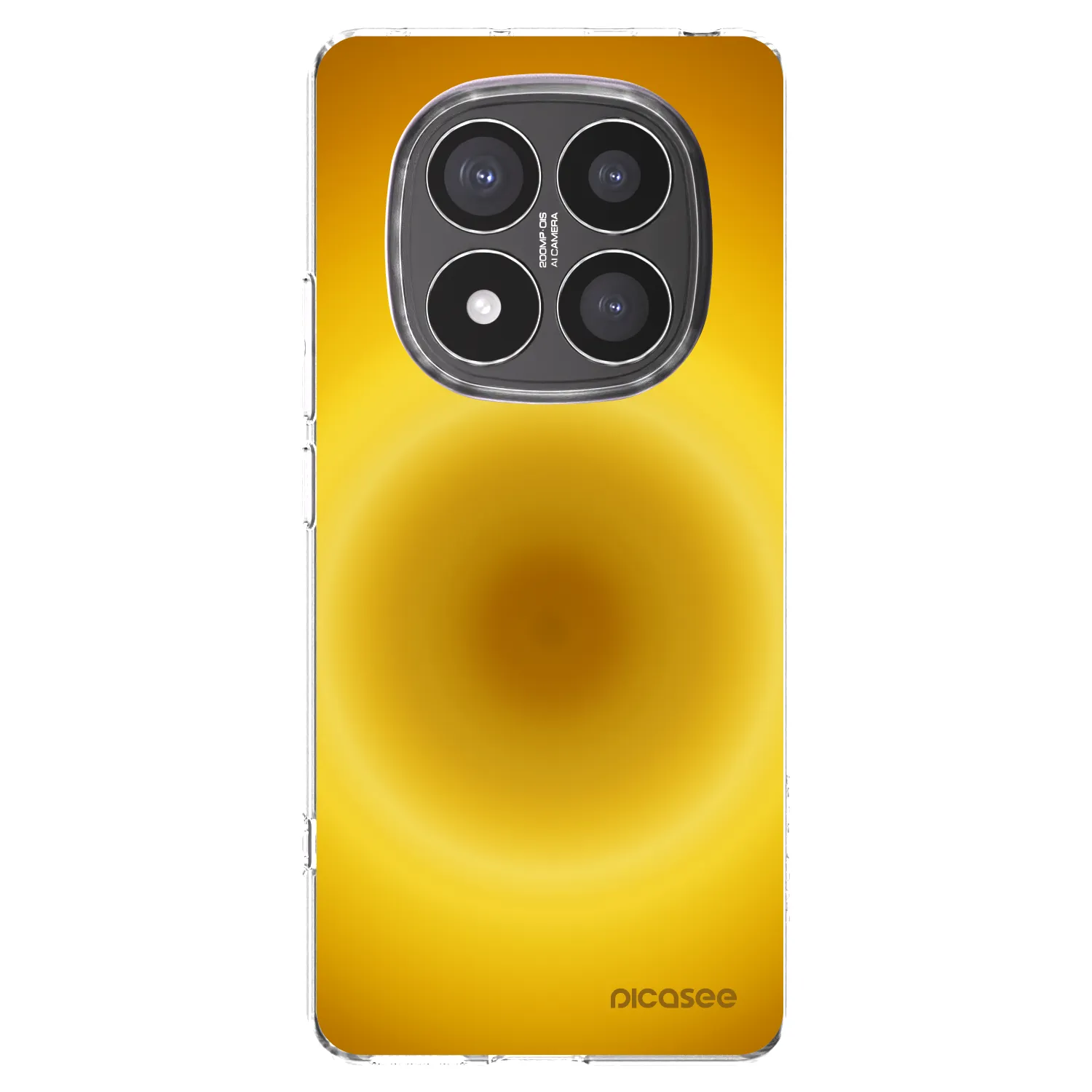 Picasee silikonska prozirna maskica za Xiaomi Redmi Note 14 Pro+ 5G - Solar Pulse