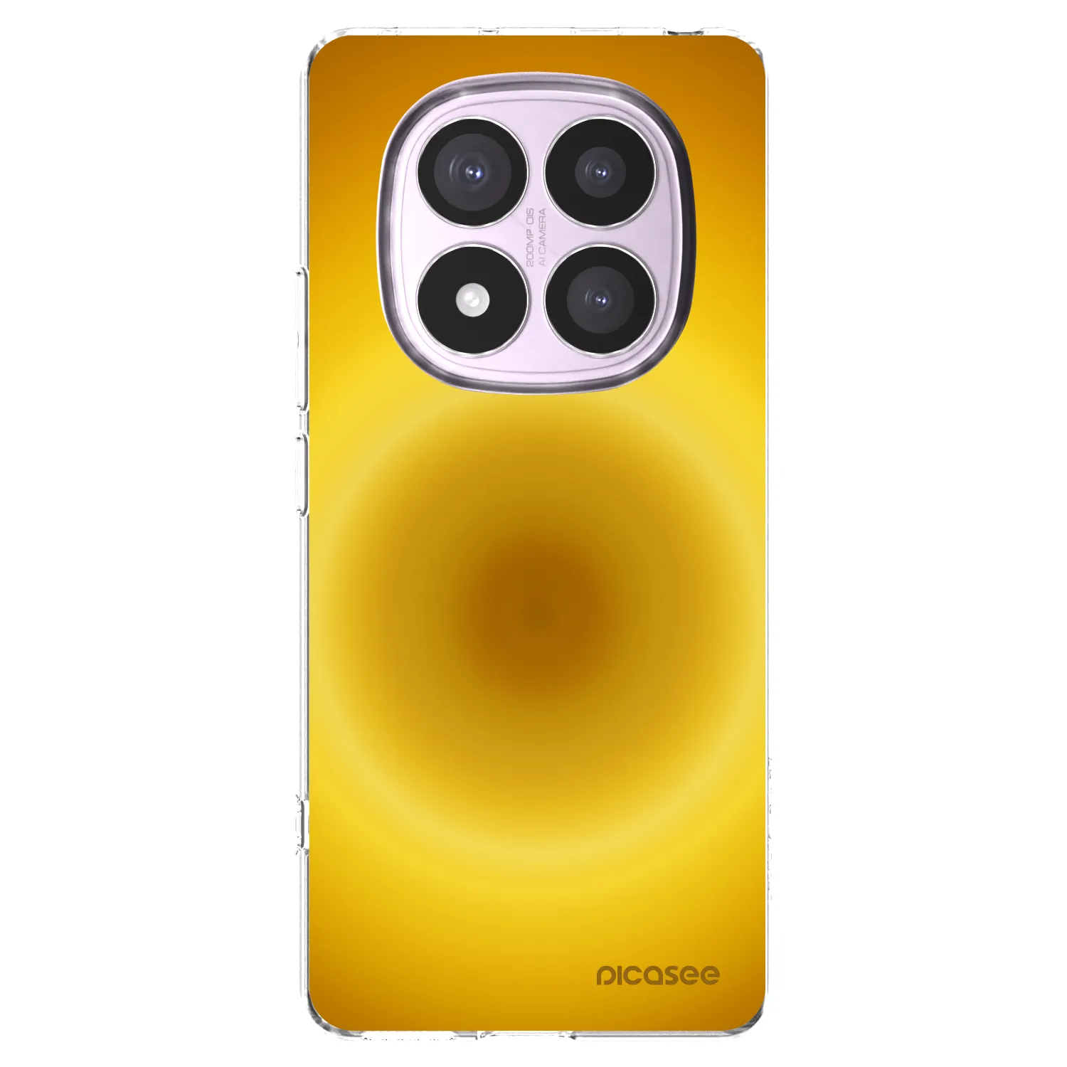 Picasee silikonska prozirna maskica za Xiaomi Redmi Note 14 Pro 5G - Solar Pulse