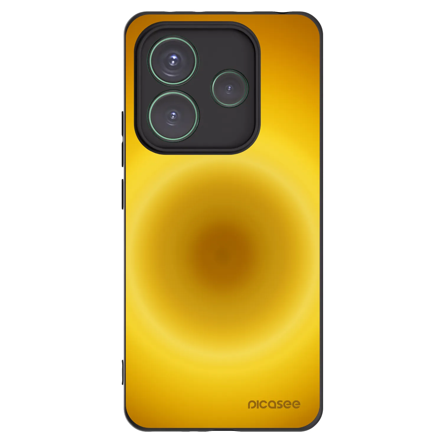 Picasee crna silikonska maskica za Xiaomi Redmi Note 14 5G - Solar Pulse