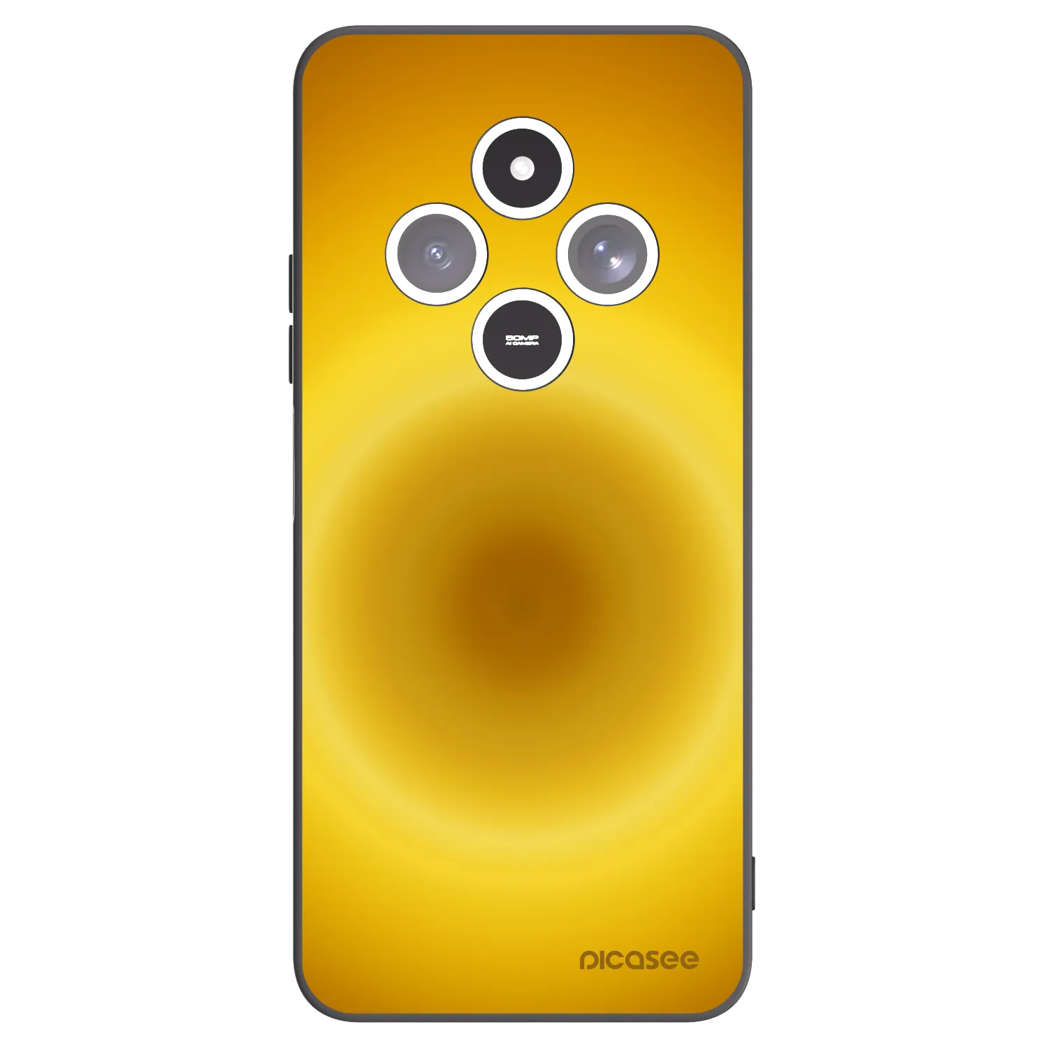 Picasee crna silikonska maskica za Xiaomi Redmi 14C - Solar Pulse