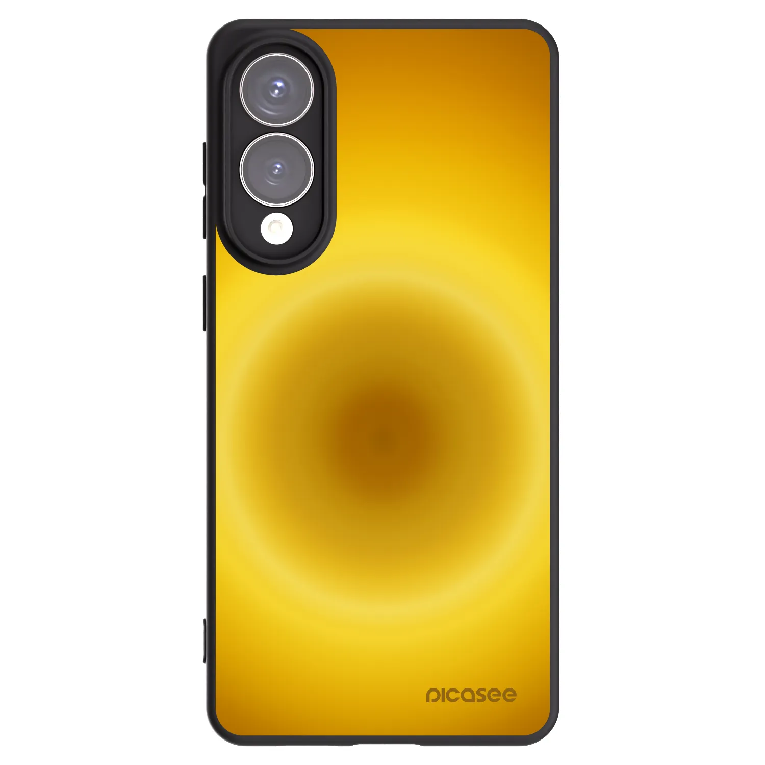 Picasee crna silikonska maskica za Samsung Galaxy S25 Edge 5G - Solar Pulse