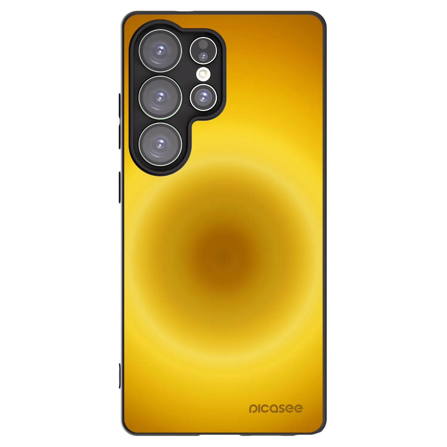 Picasee crna silikonska maskica za Samsung Galaxy S25 Ultra 5G - Solar Pulse