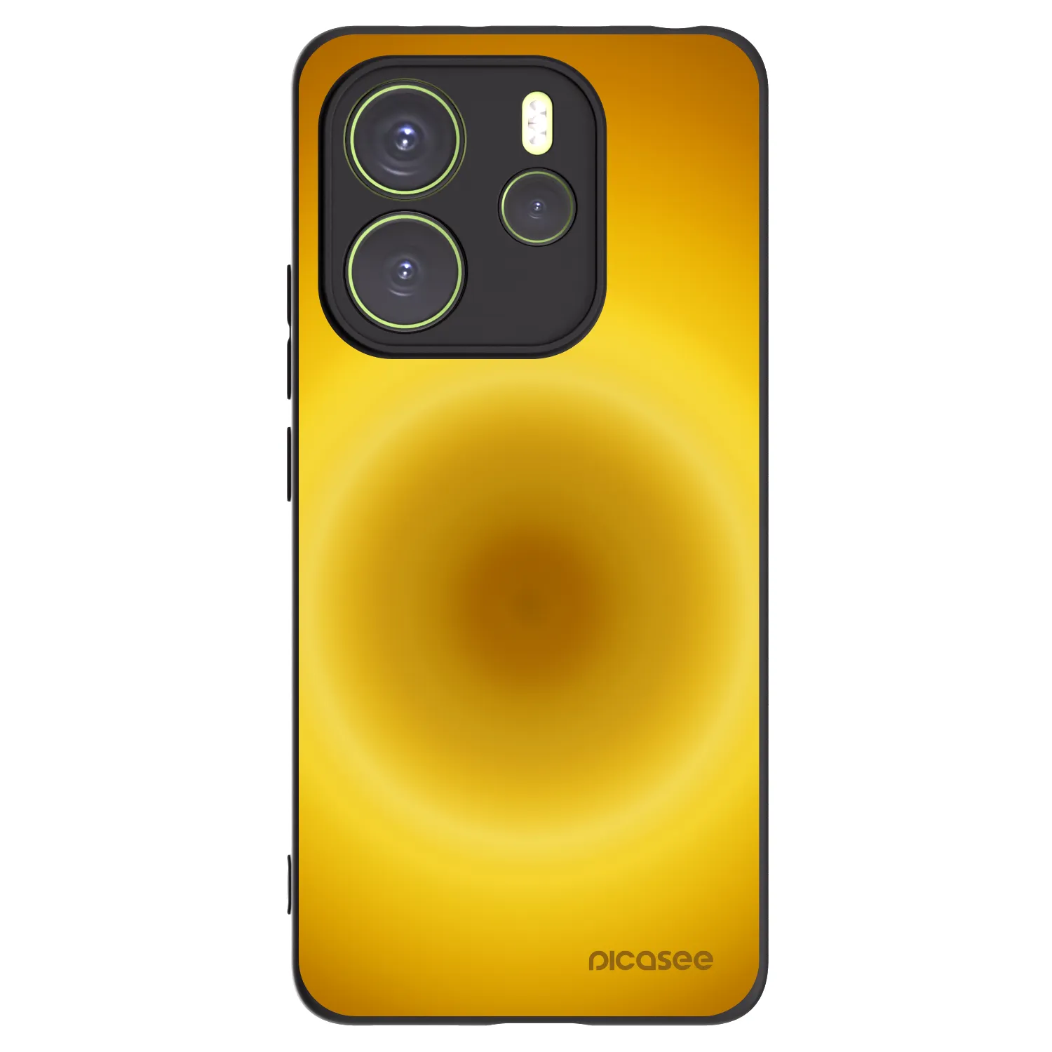 Picasee crna silikonska maskica za Xiaomi Redmi Note 14 4G - Solar Pulse