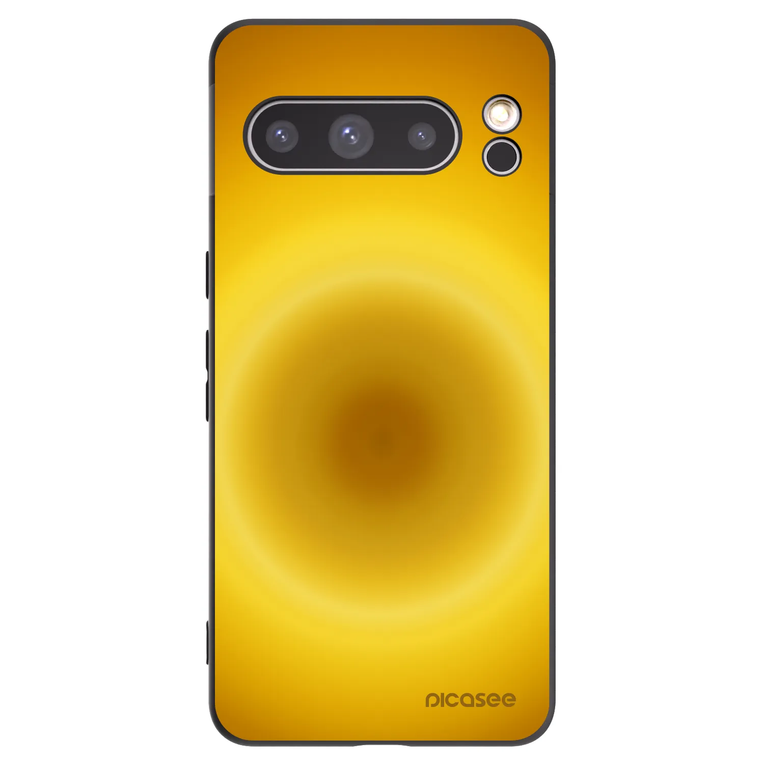 Picasee crna silikonska maskica za Google Pixel 8 Pro - Solar Pulse