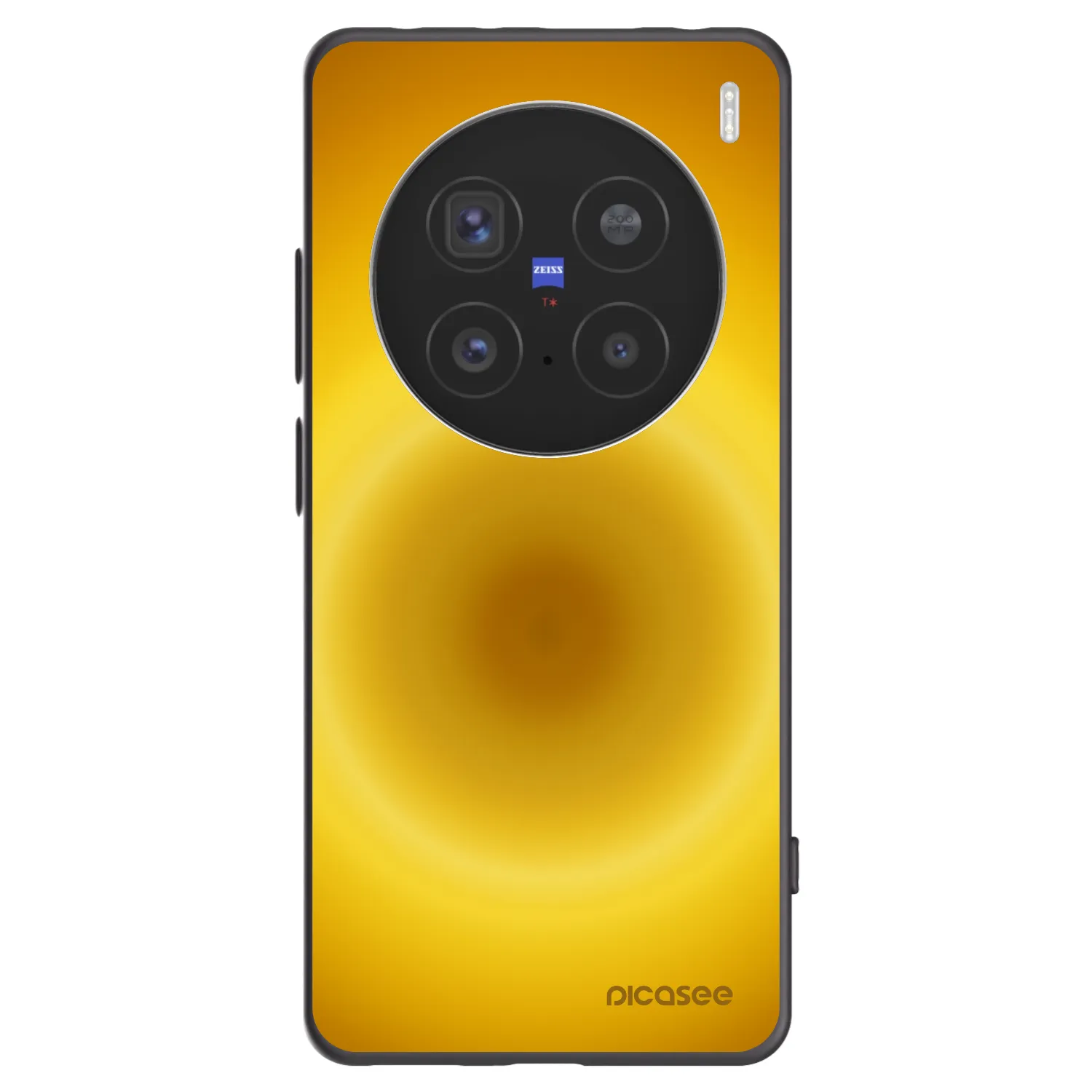 Picasee crna silikonska maskica za Vivo X200 Pro - Solar Pulse