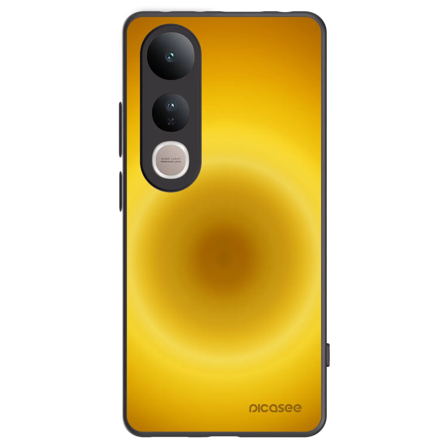 Picasee crna silikonska maskica za Vivo V50 Lite 5G - Solar Pulse
