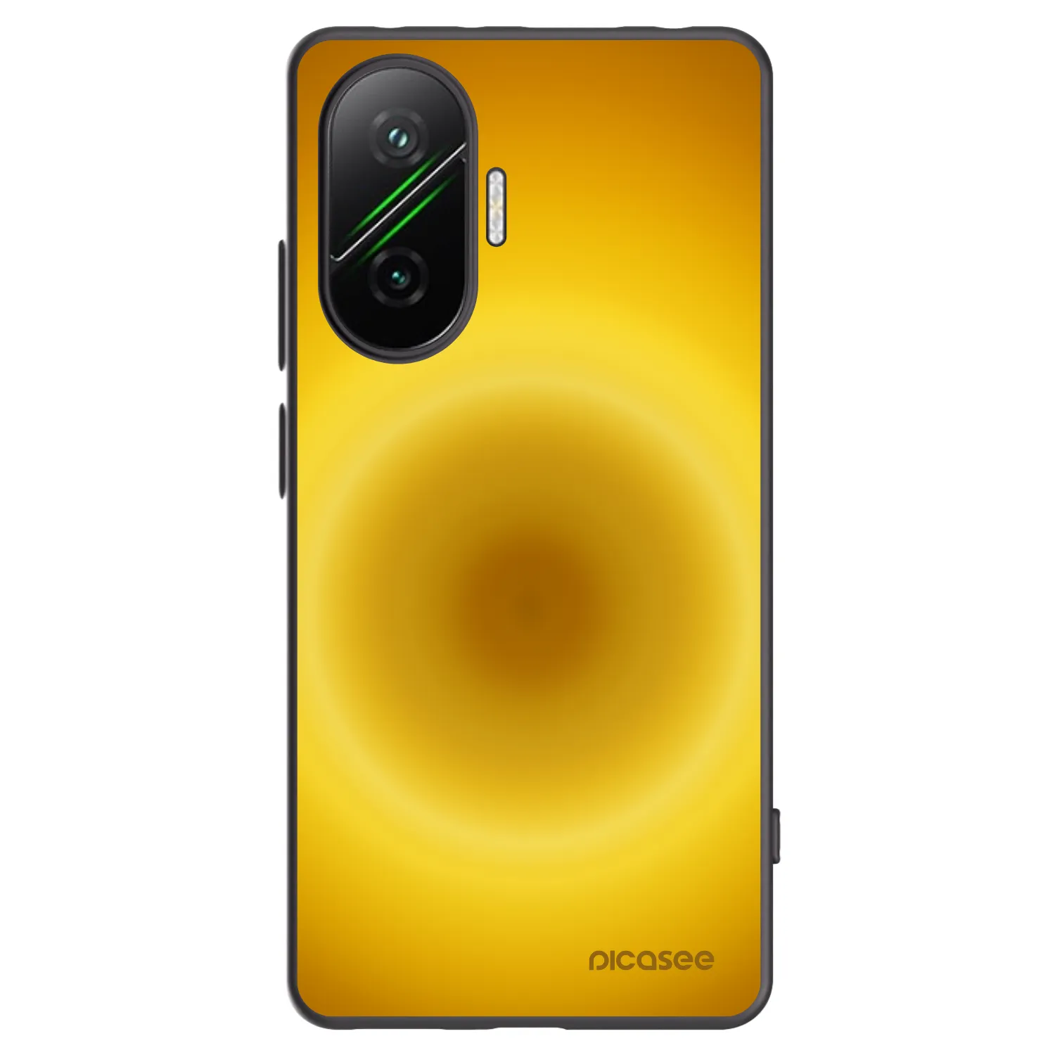 Picasee crna silikonska maskica za Xiaomi Poco F7 5G - Solar Pulse