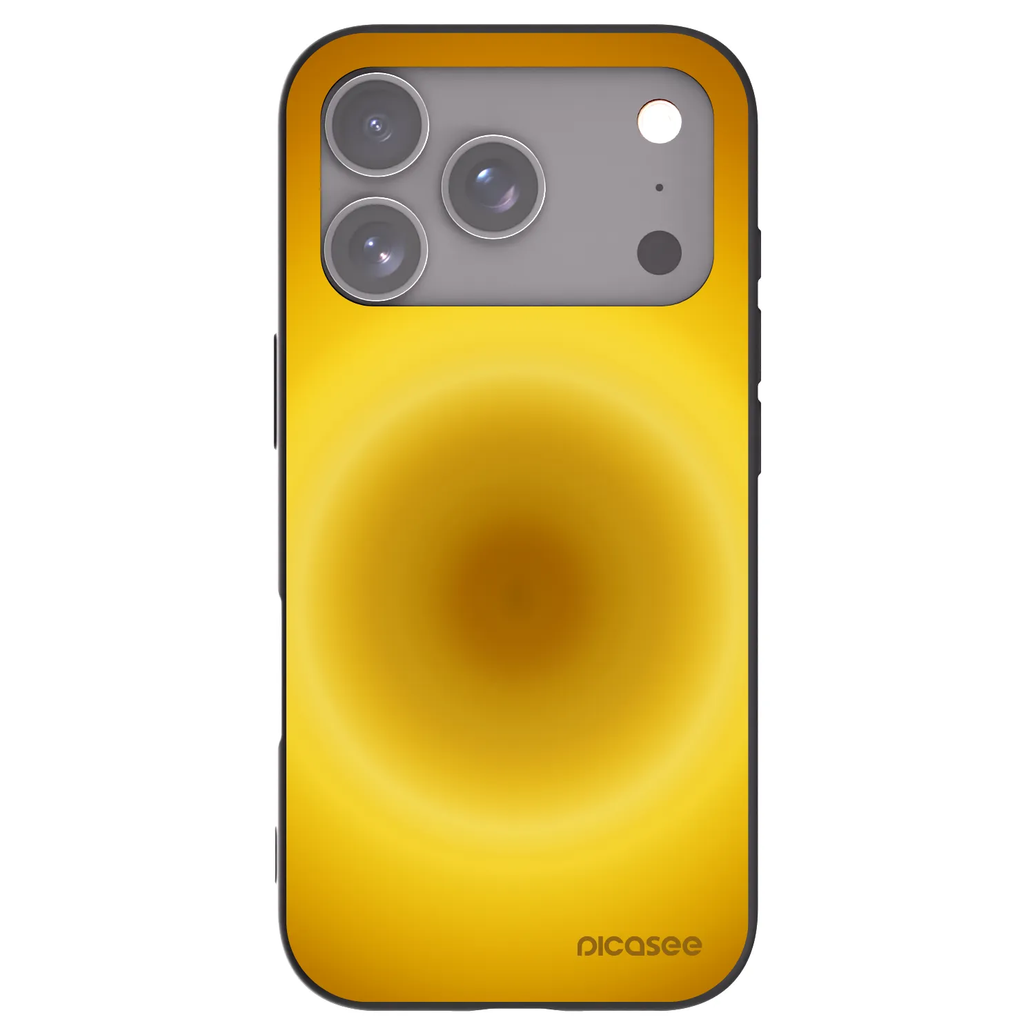 Picasee crna silikonska maskica za Apple iPhone 17 Pro - Solar Pulse