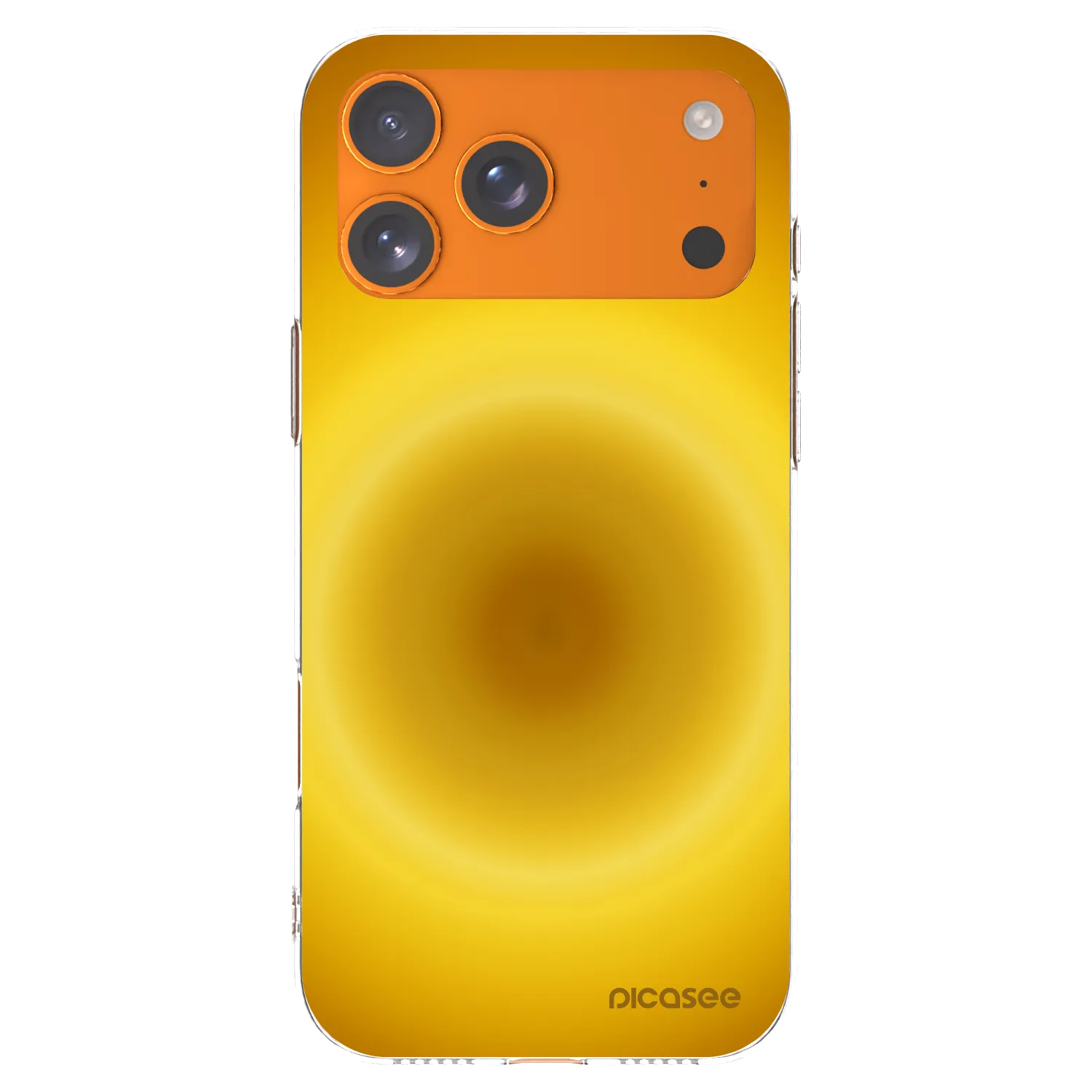 Picasee silikonska prozirna maskica za Apple iPhone 17 Pro Max - Solar Pulse