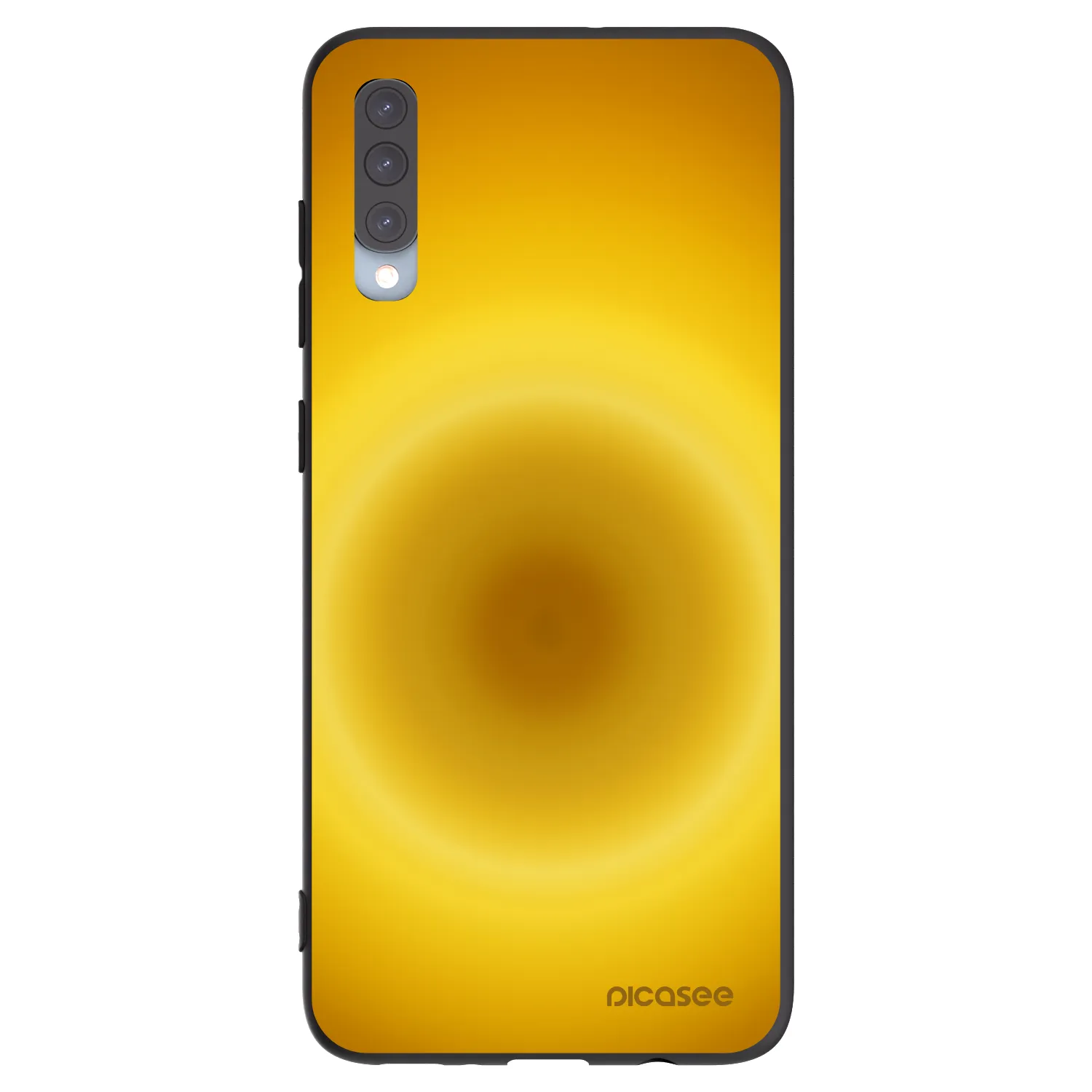 Picasee crna silikonska maskica za Samsung Galaxy A70 A705F - Solar Pulse