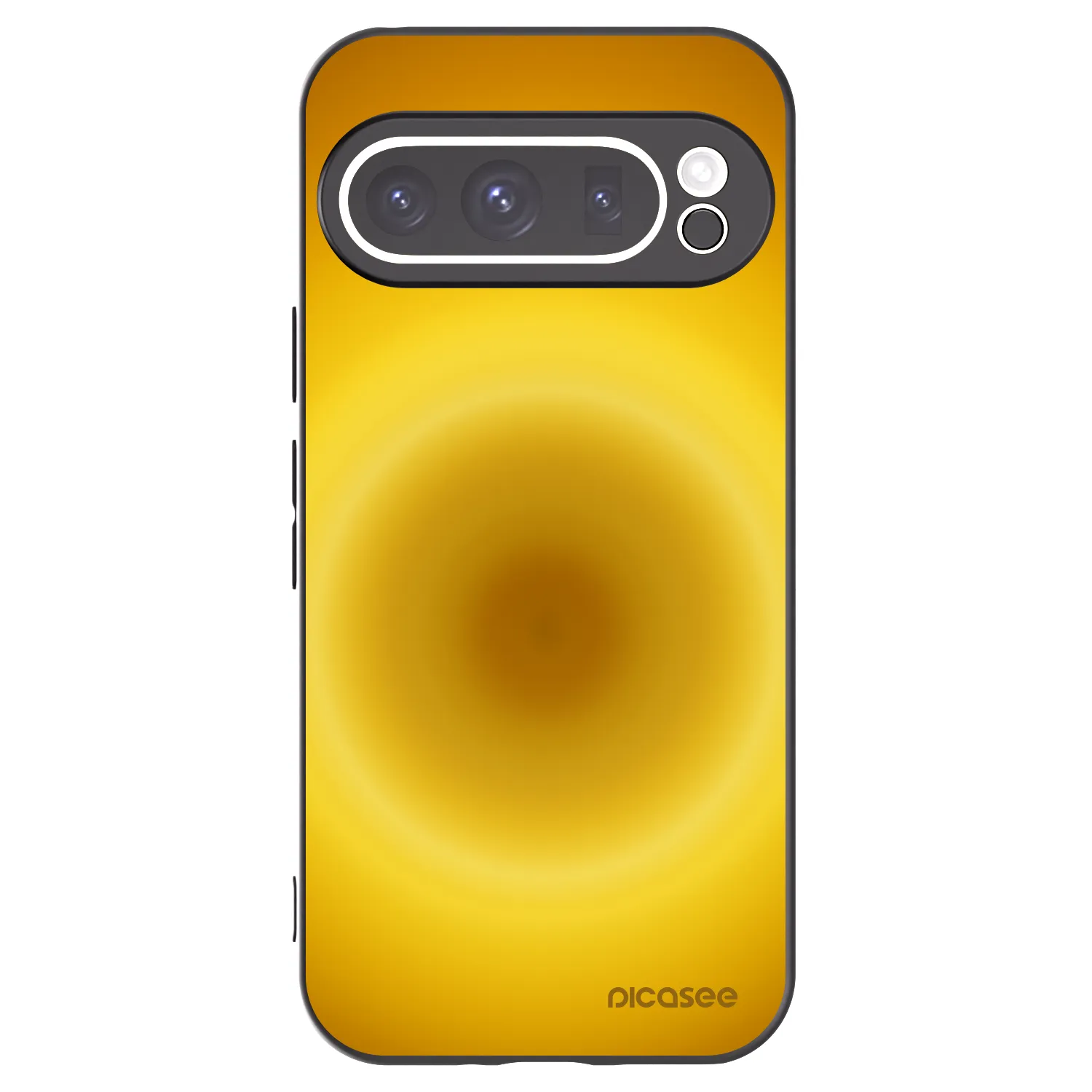 Picasee crna silikonska maskica za Google Pixel 9 Pro XL - Solar Pulse