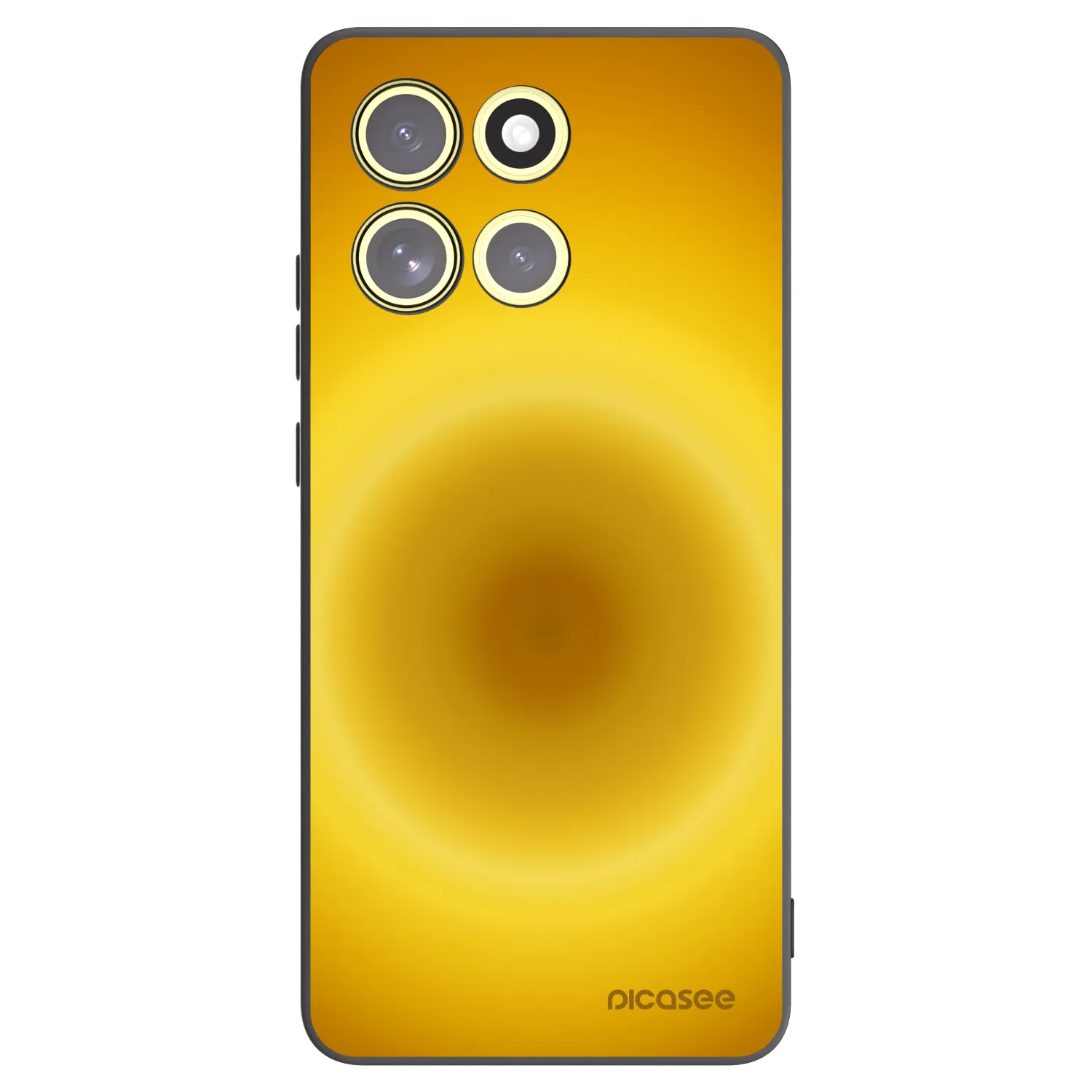 Picasee crna silikonska maskica za Motorola Moto G86 5G - Solar Pulse
