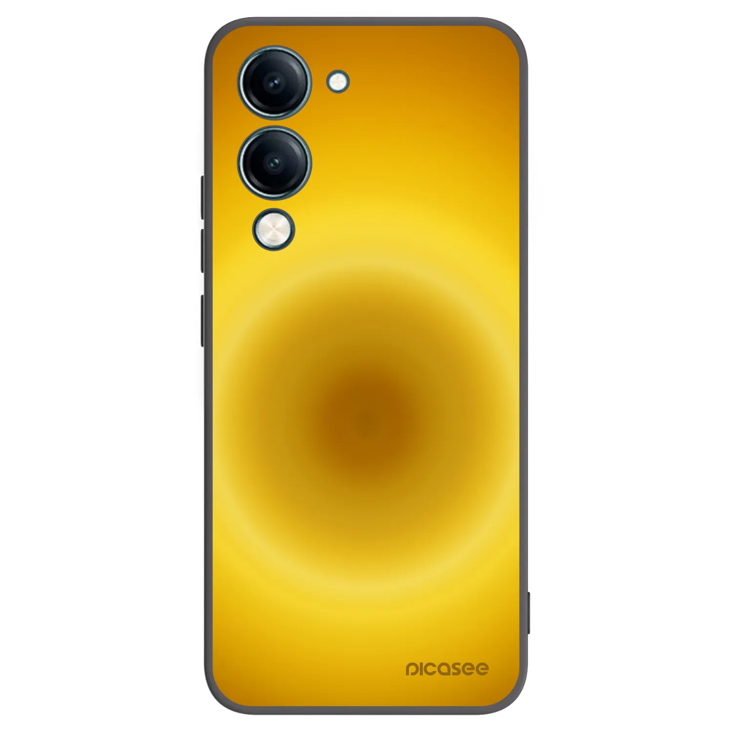 Picasee crna silikonska maskica za Vivo Y29s 5G - Solar Pulse