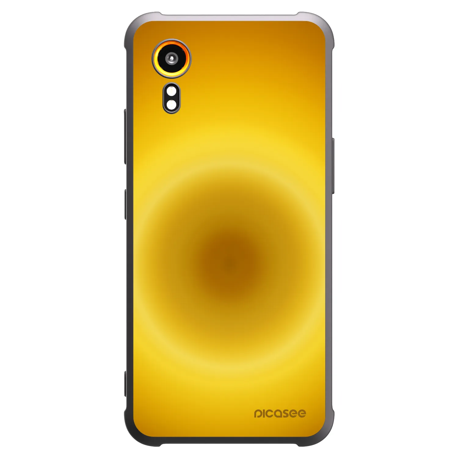 Picasee crna silikonska maskica za Samsung Galaxy Xcover 7 - Solar Pulse