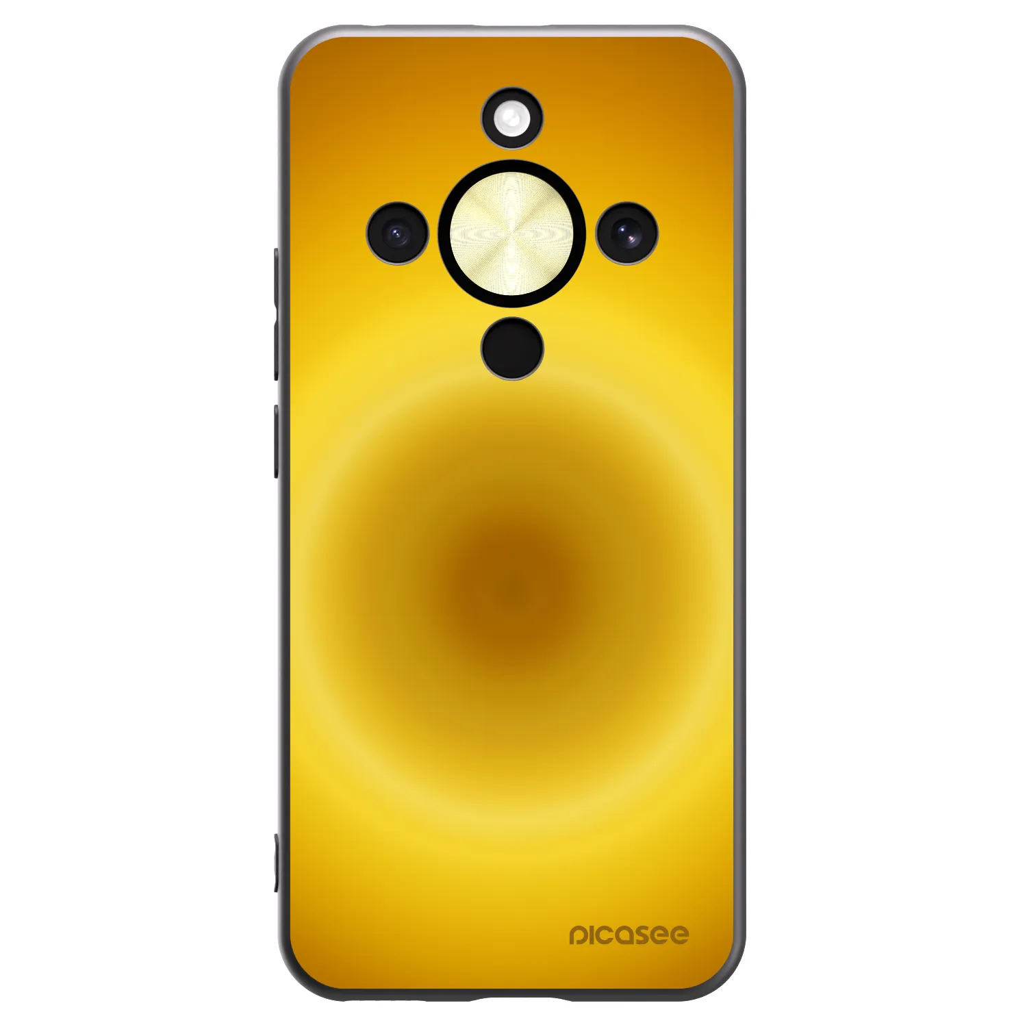 Picasee crna silikonska maskica za Honor Magic8 Lite 5G - Solar Pulse