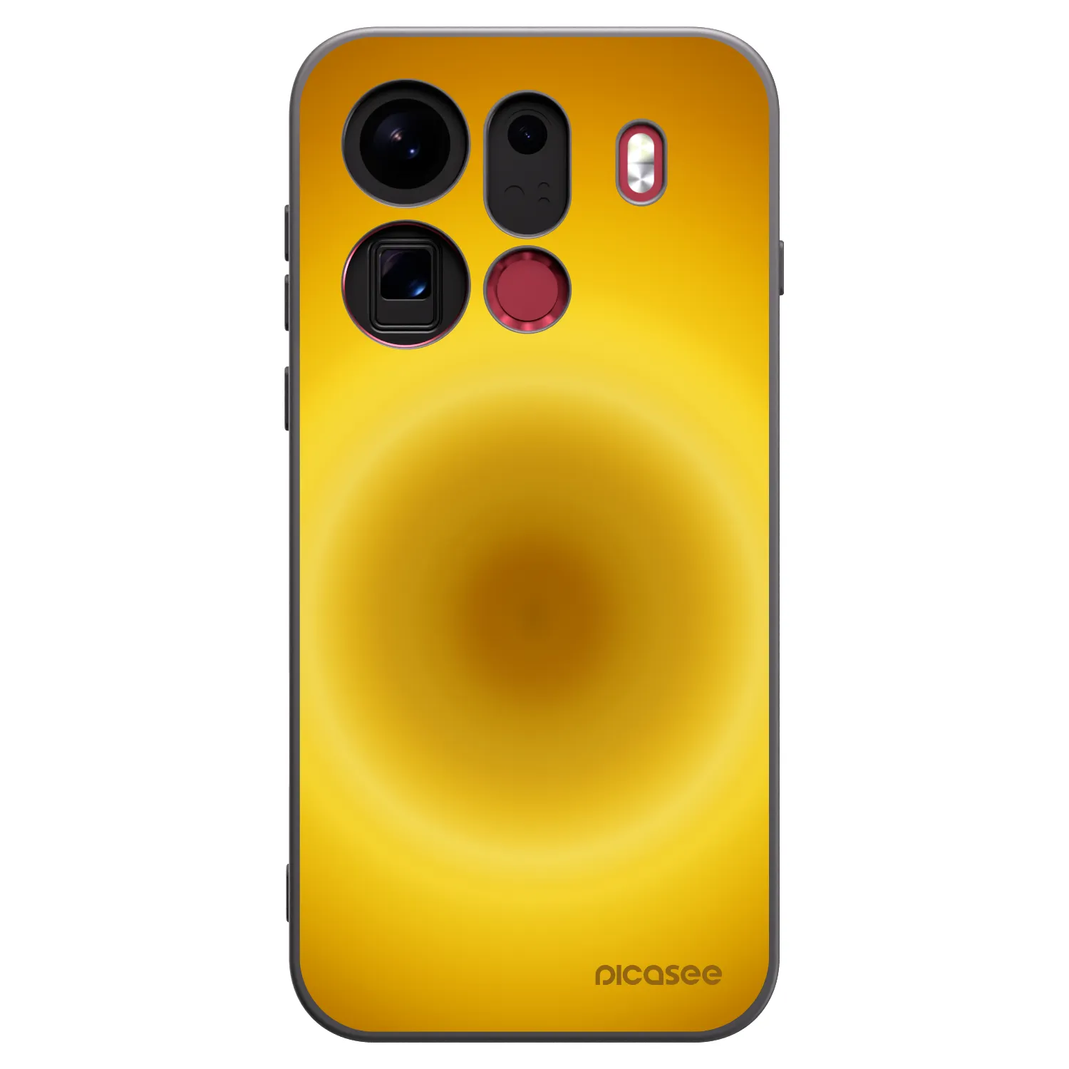 Picasee crna silikonska maskica za OPPO Find X9 Pro - Solar Pulse