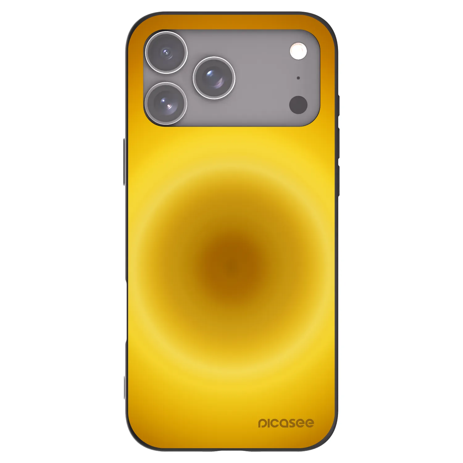 Picasee crna silikonska maskica za Apple iPhone 18 Pro Max - Solar Pulse