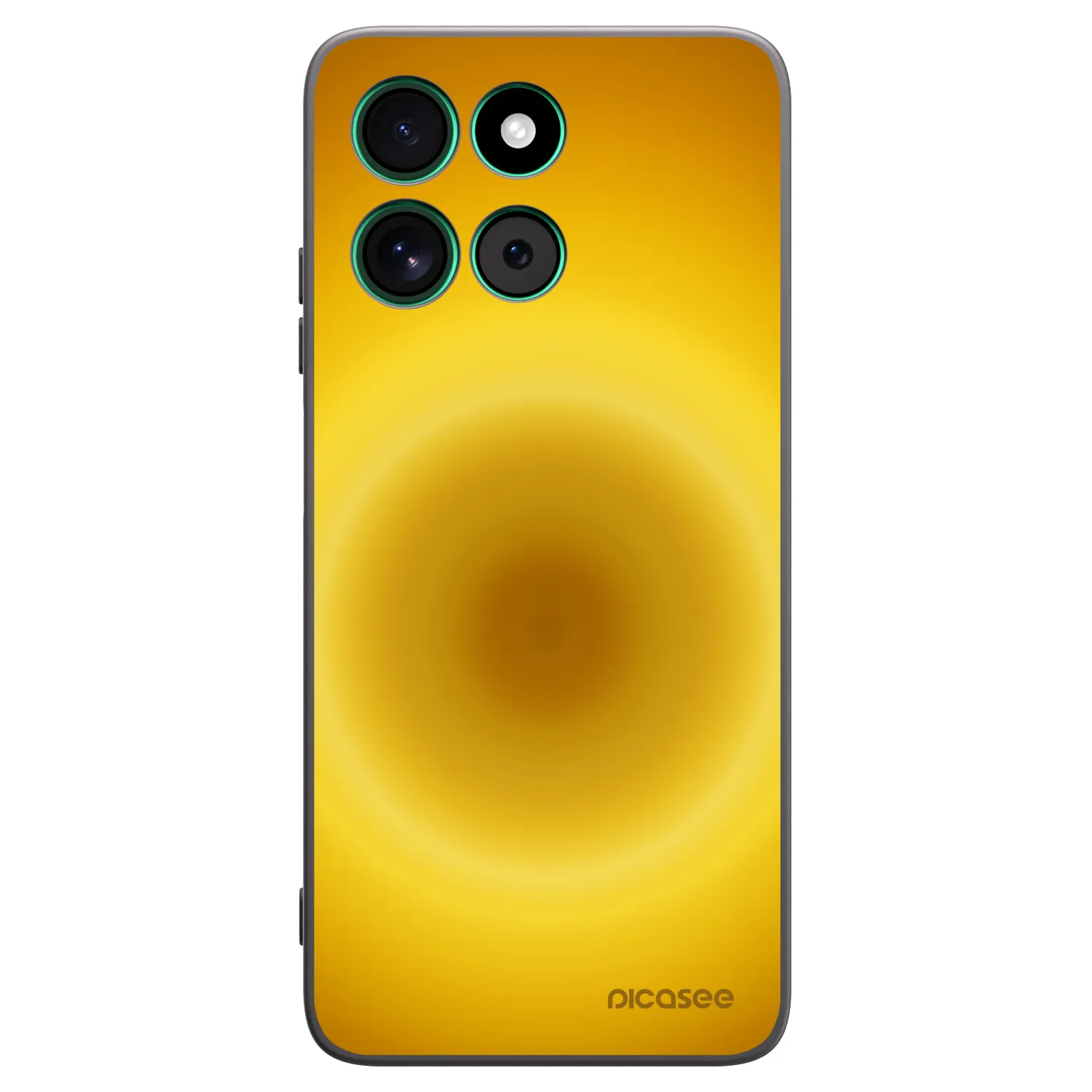Picasee crna silikonska maskica za Motorola Moto G57 Power - Solar Pulse