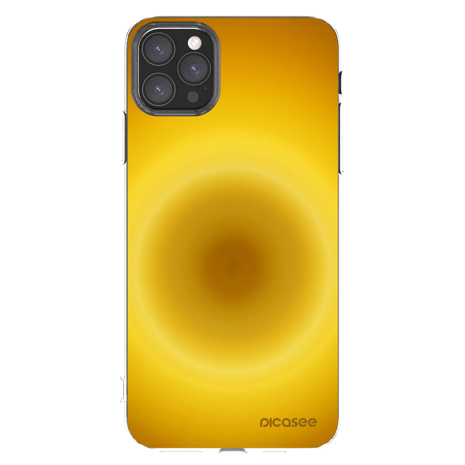 Picasee silikonska prozirna maskica za Apple iPhone 11 Pro Max - Solar Pulse