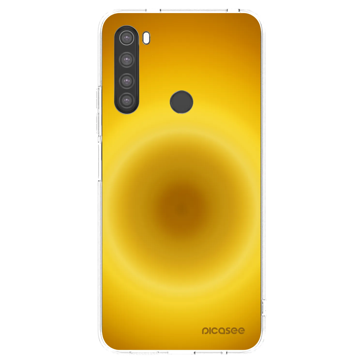 Picasee silikonska prozirna maskica za Xiaomi Redmi Note 8 - Solar Pulse
