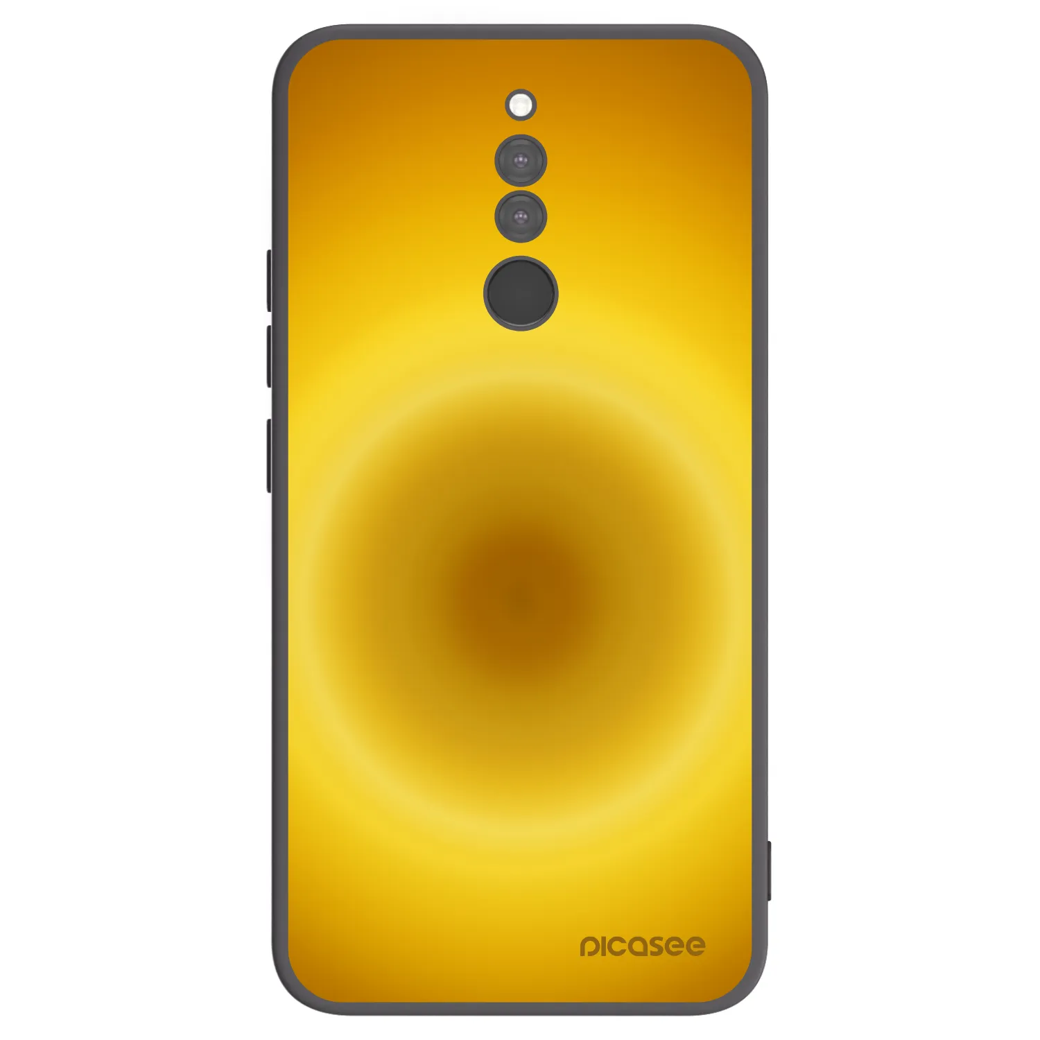 Picasee crna silikonska maskica za Xiaomi Redmi 8 - Solar Pulse