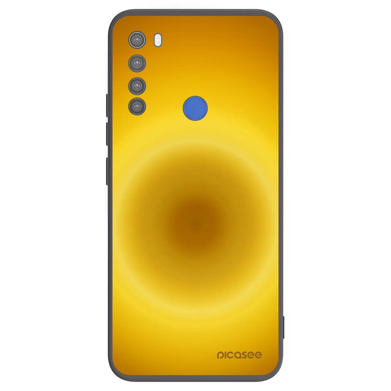 Picasee crna silikonska maskica za Xiaomi Redmi Note 8T - Solar Pulse